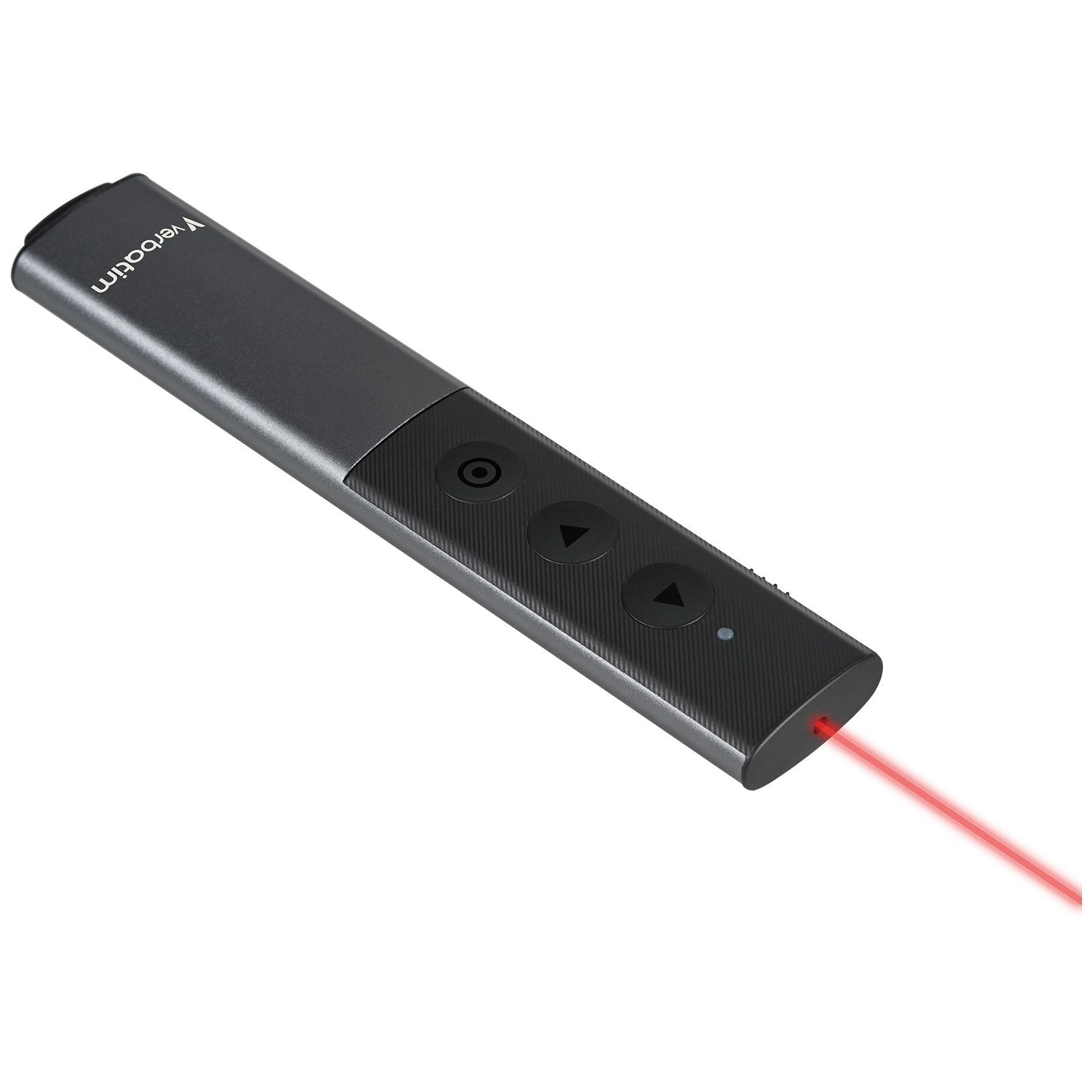 Verbatim Präsentationsfernbedienung Laserpointer Funkfernbedienung Presenter (1-in-1, kabellos, roter Laserpointer, Aufbewahrungsbeutel)