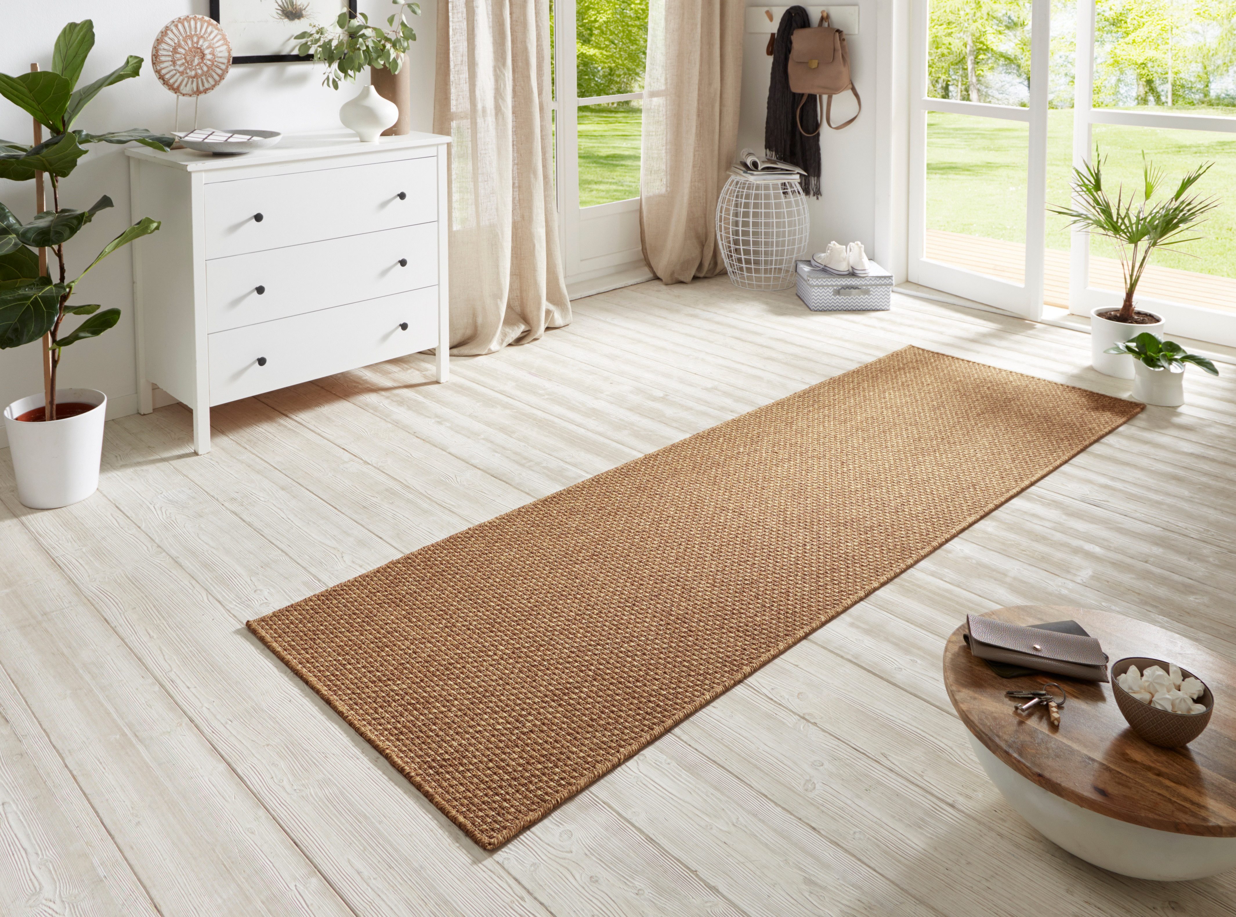 HANSE Home Дорожка Nature 600, rechteckig, Höhe: 5 mm, Flachgewebe, In- & Outdoor, Rutschfest, Flur, Küche, Garten, Terrasse