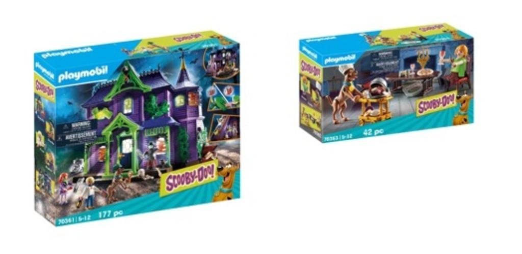 Playmobil® Konstruktions-Spielset 2er Set: 70361 SCOOBY-DOO! Abenteuer im  Geisterhau