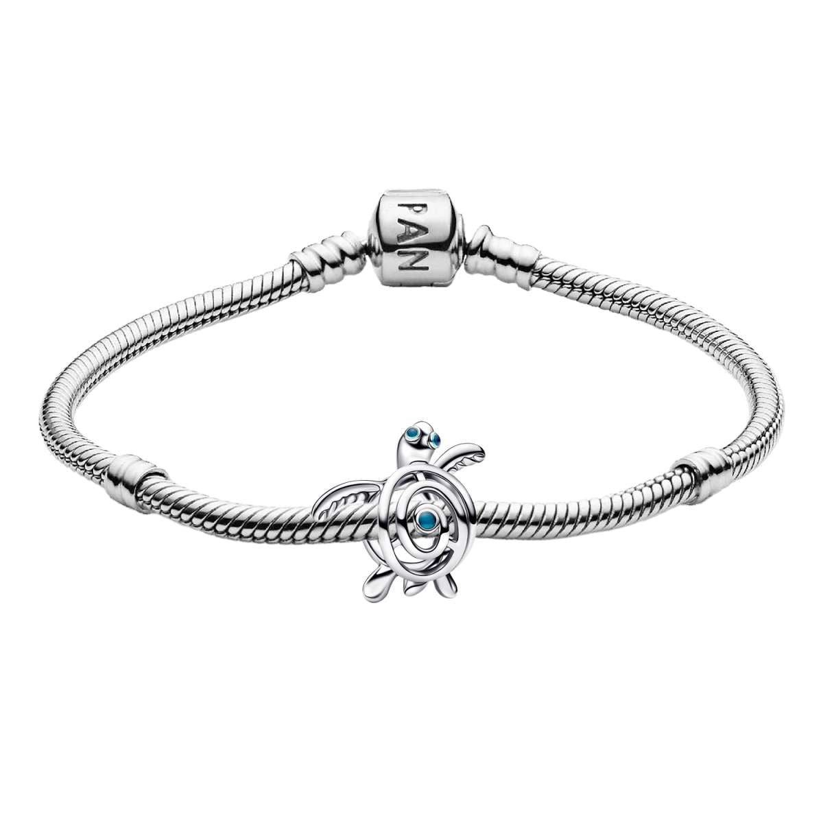Pandora Silberarmband 31012, Damenarmband Silber Geschenk-Set Meeresschildkröte