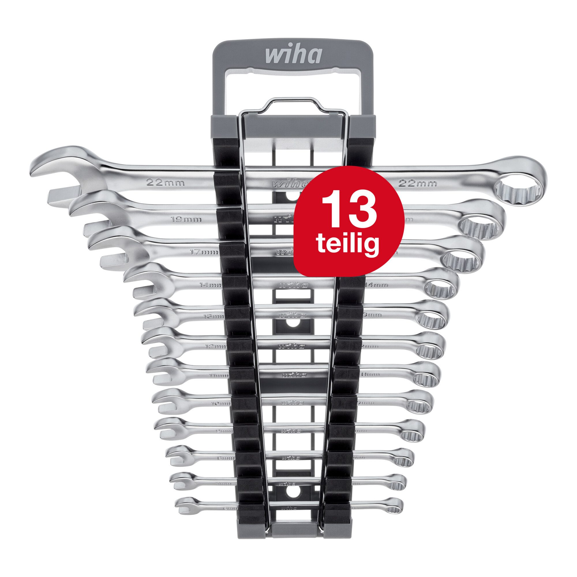 Wiha Schraube Wiha Ring-Gabelschlüssel Set 13-tlg. inkl. Halter