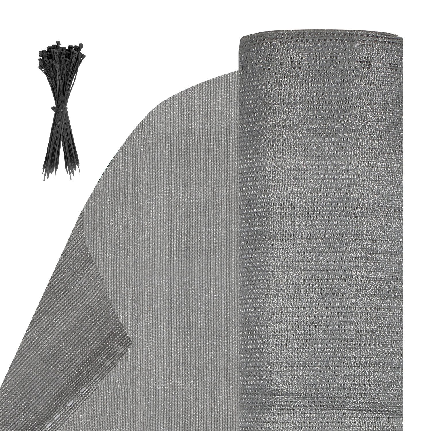Clanmacy Balkonsichtschutz HDPE 150g/ Zaunblende Sichtschutz günstig online kaufen
