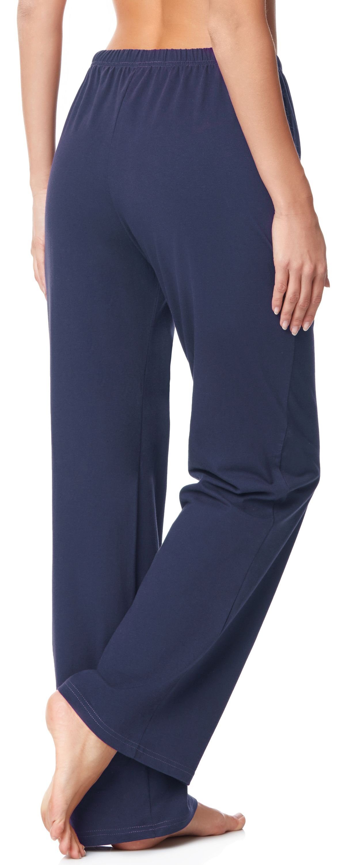 Merry Style Pyjamashorts Damen Schlafanzughose Lang MPP-001 aus Baumwolle ( günstig online kaufen