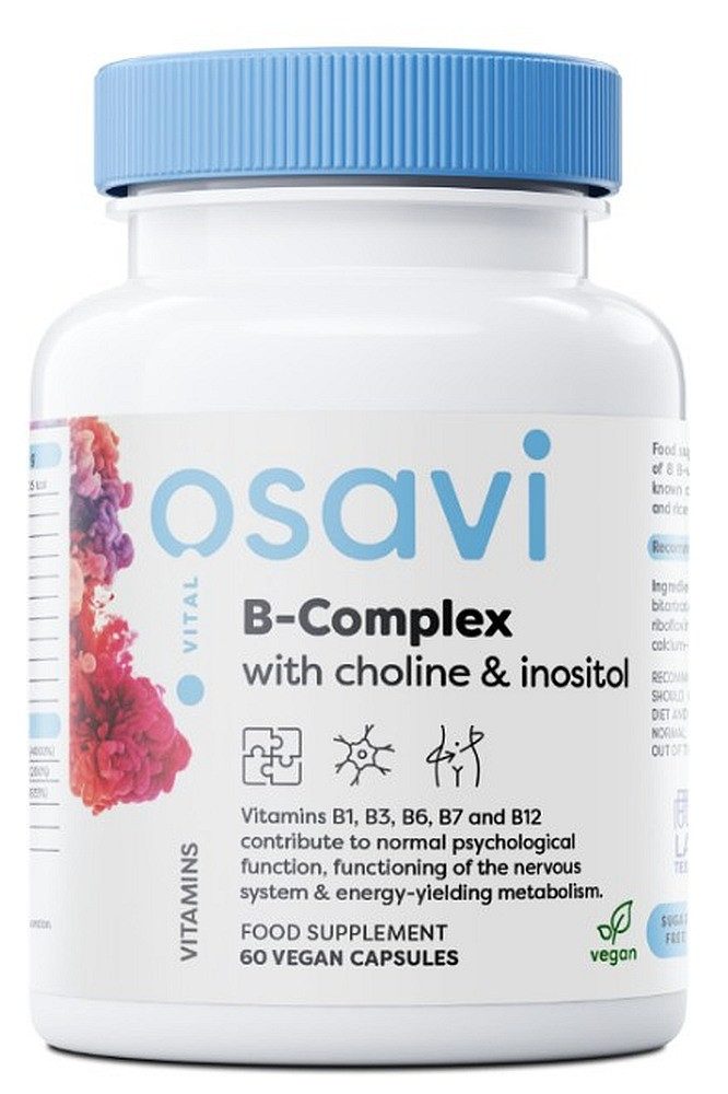 Osavi Osavi B-Complex mit Cholin & Inositol - 60 Kapseln Kapseln