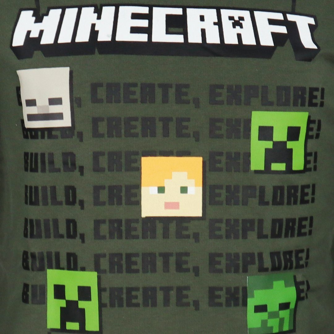 Gr. Kinder Sweater Alex Creeper bis 116 Jungen Minecraft Pulli Pullover 152 Minecraft