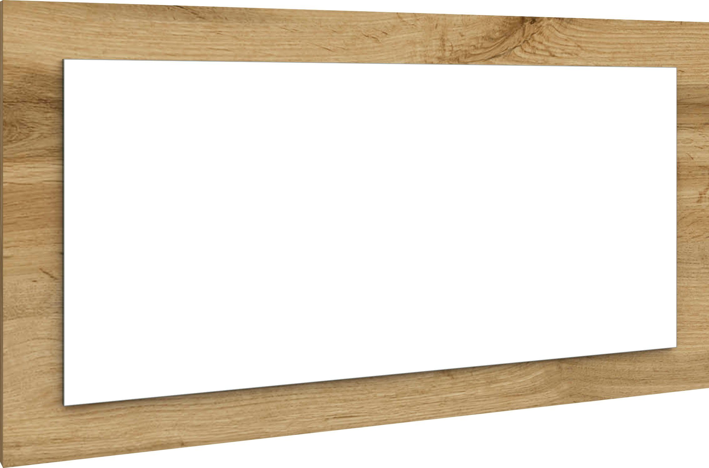 borchardt Möbel Spiegel Finn 89x45cm, moderner Spiegel mit Rahmen, hochkant oder quer montierbar