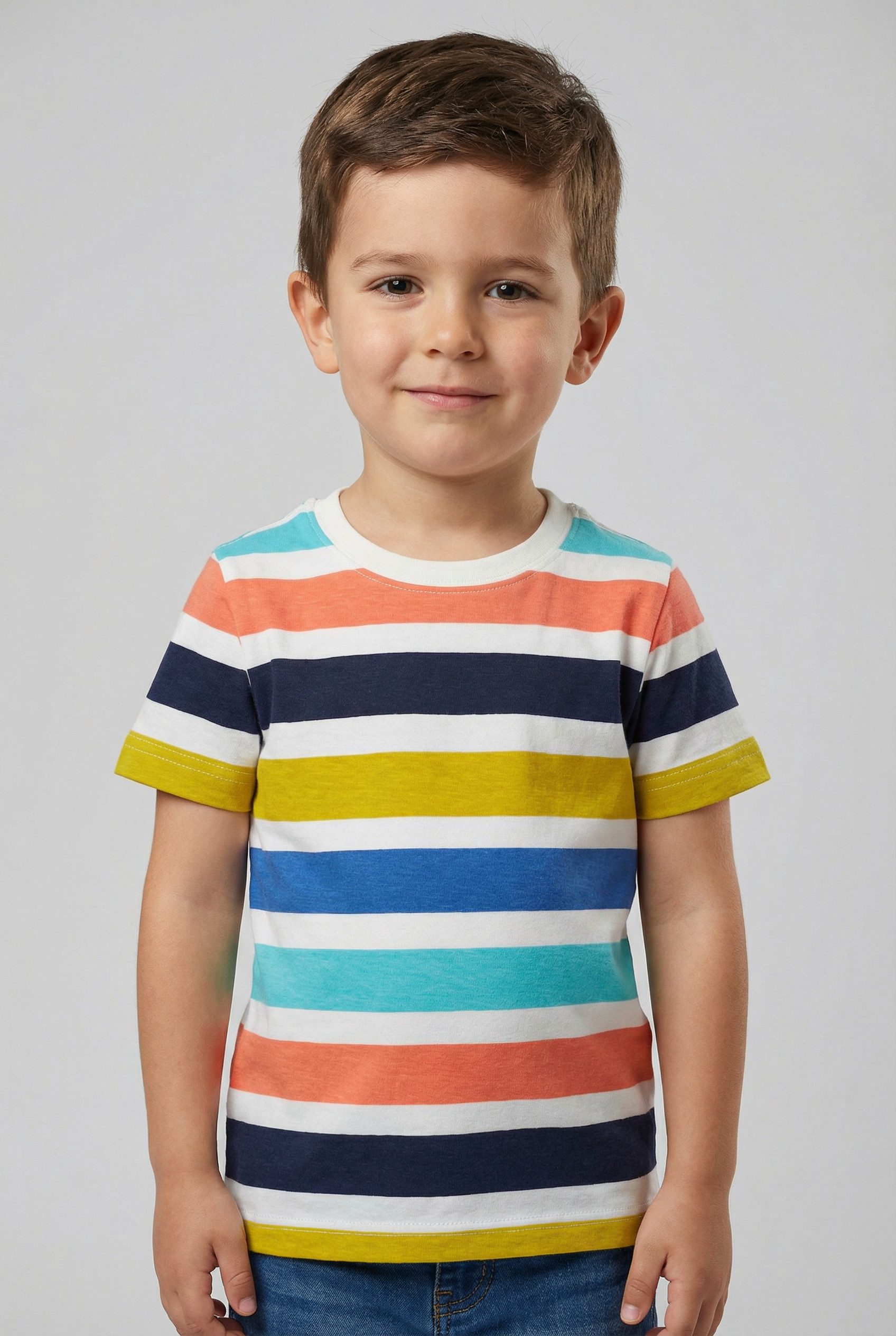 Blue Seven T-Shirt Basic Passform, mit Allover-Druck, aus Single Jersey, pflegeleicht