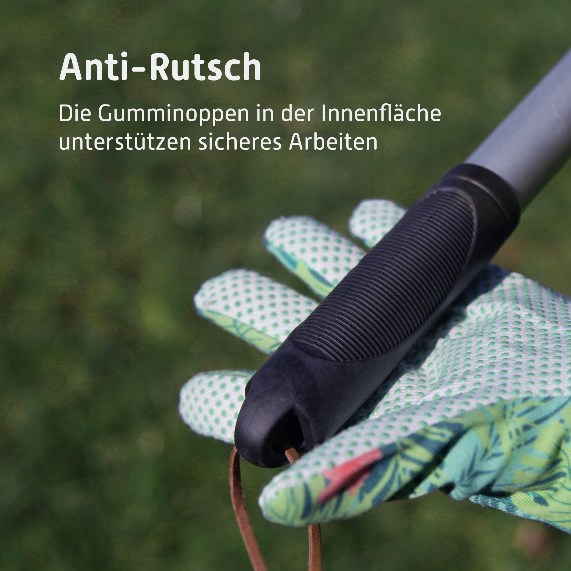 Paar) Flower Schutzhandschuh - Beschichtung Schutzhandschuh Damen/Herren für Antirutsch Gartenhandschuhe SPONTEX (1