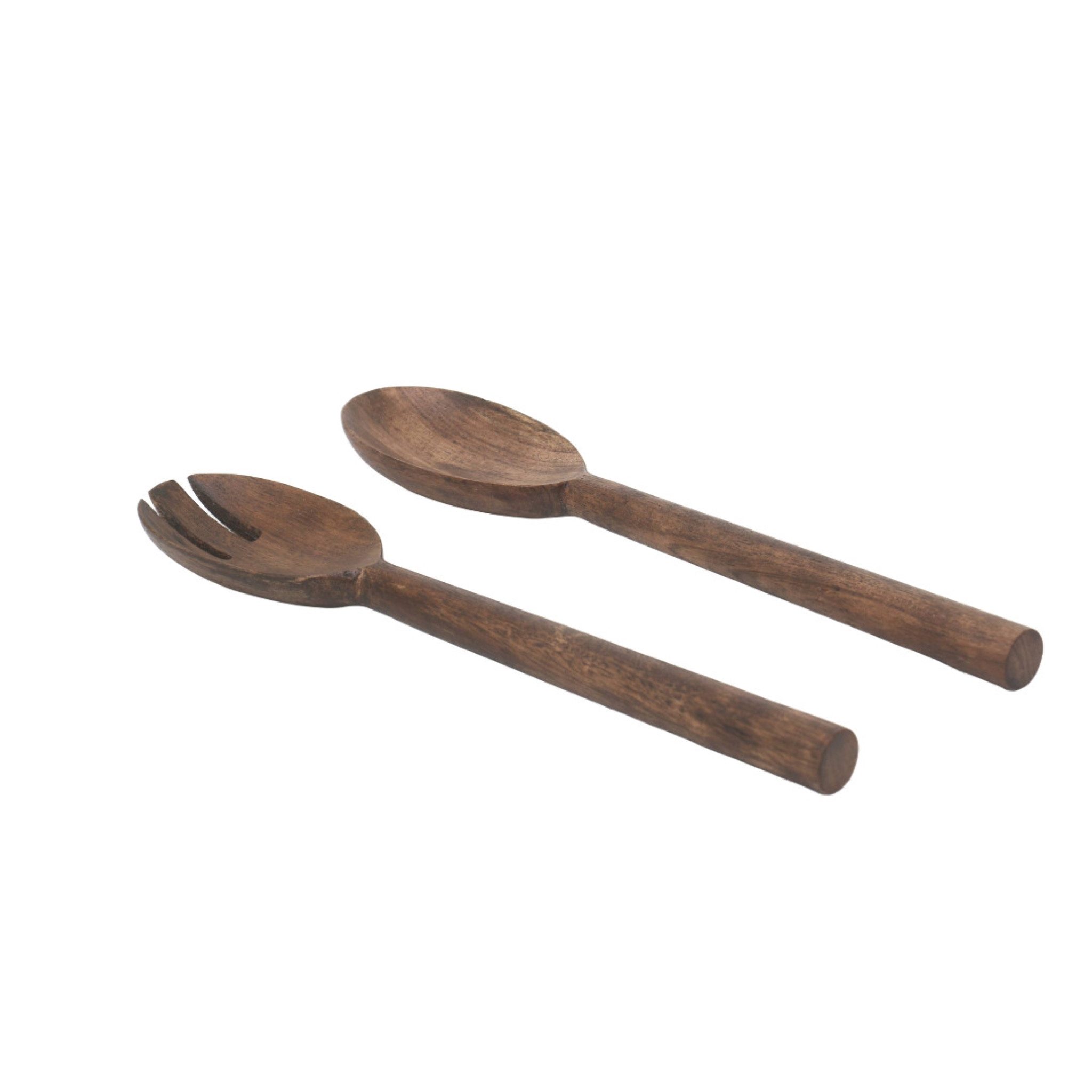 houseproud Salatbesteck Grip Salatbesteck aus Akazienholz