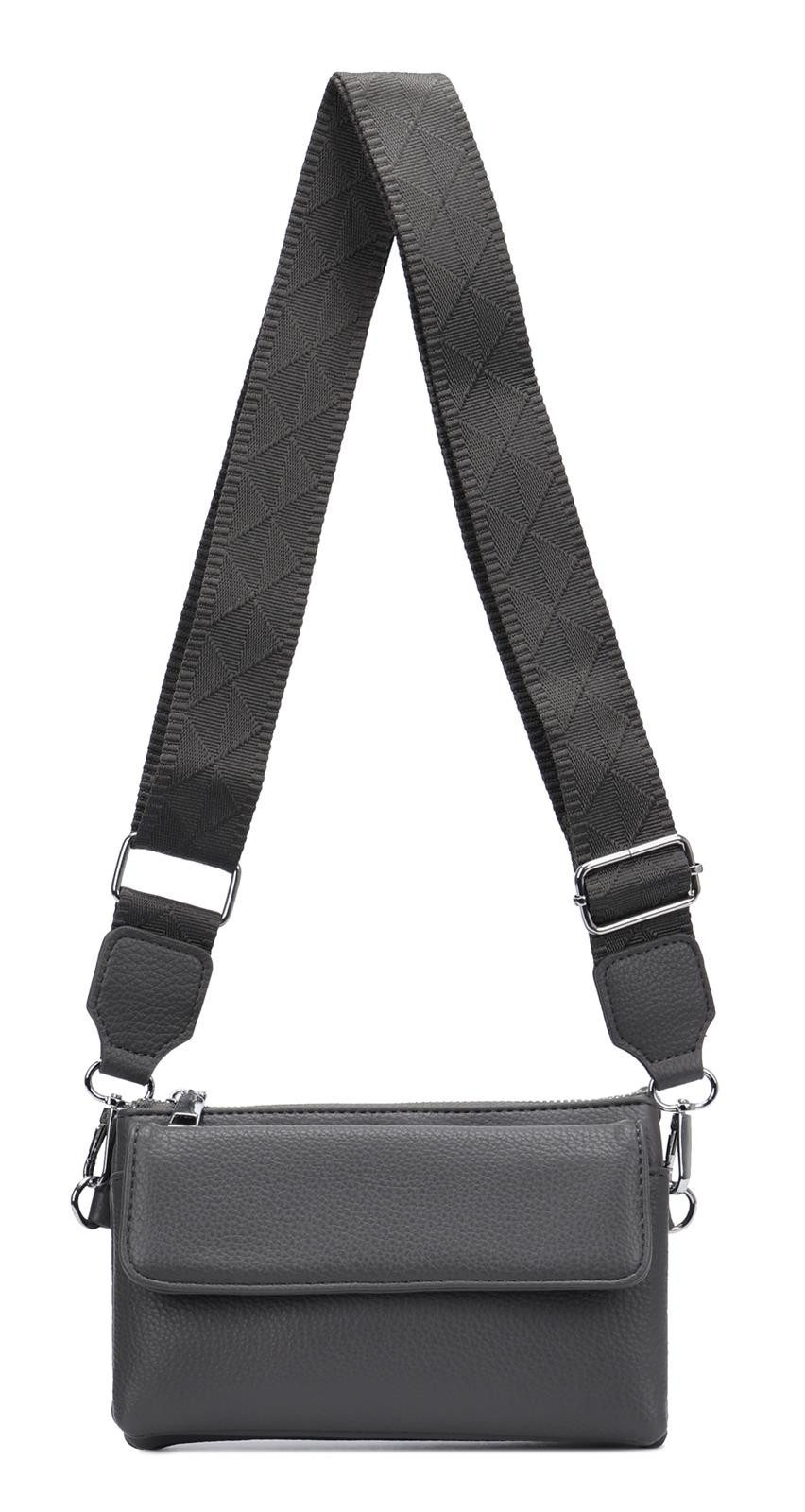 Geldbörse Damen Umhängetasche CrossBody Brieftasche Geldbörse Handytasche Reise