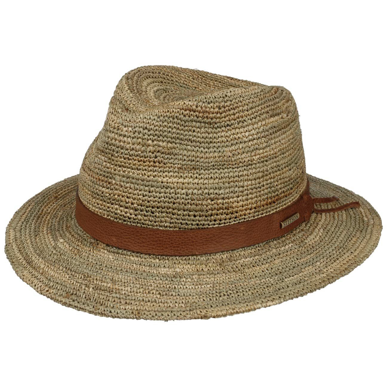 Stetson Sonnenhut (1-St) Sonnenhut mit Lederband