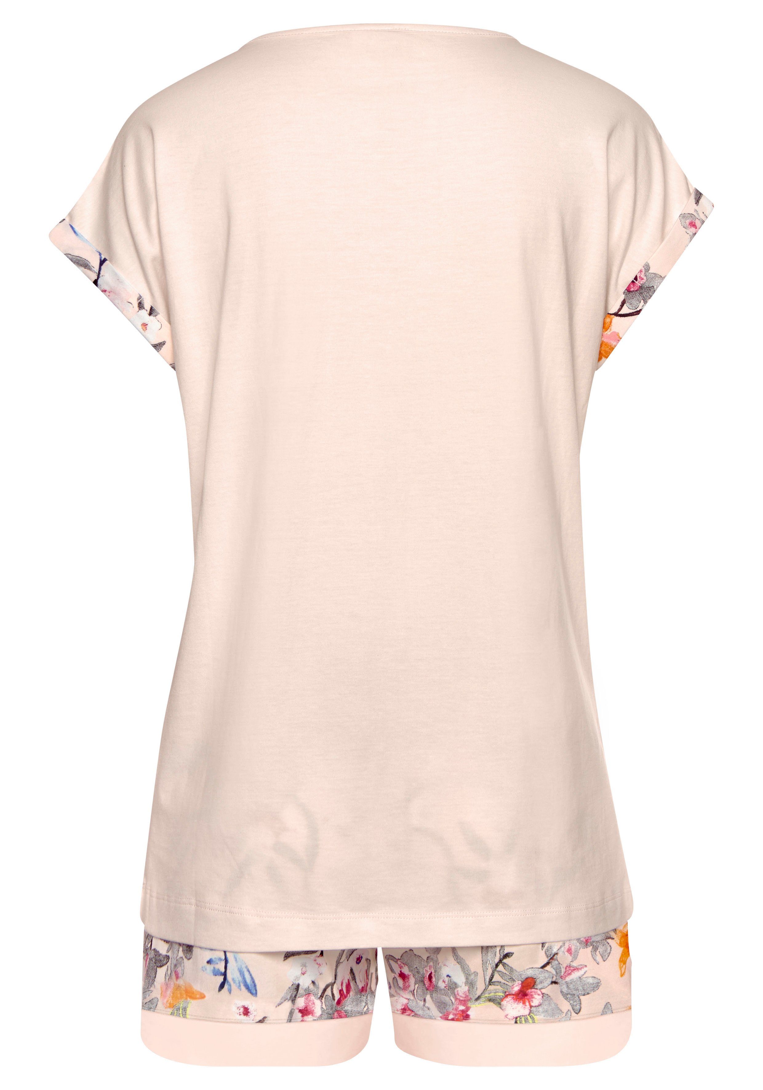 s.Oliver Shorty (2 tlg) Shorty mit Blumenmuster