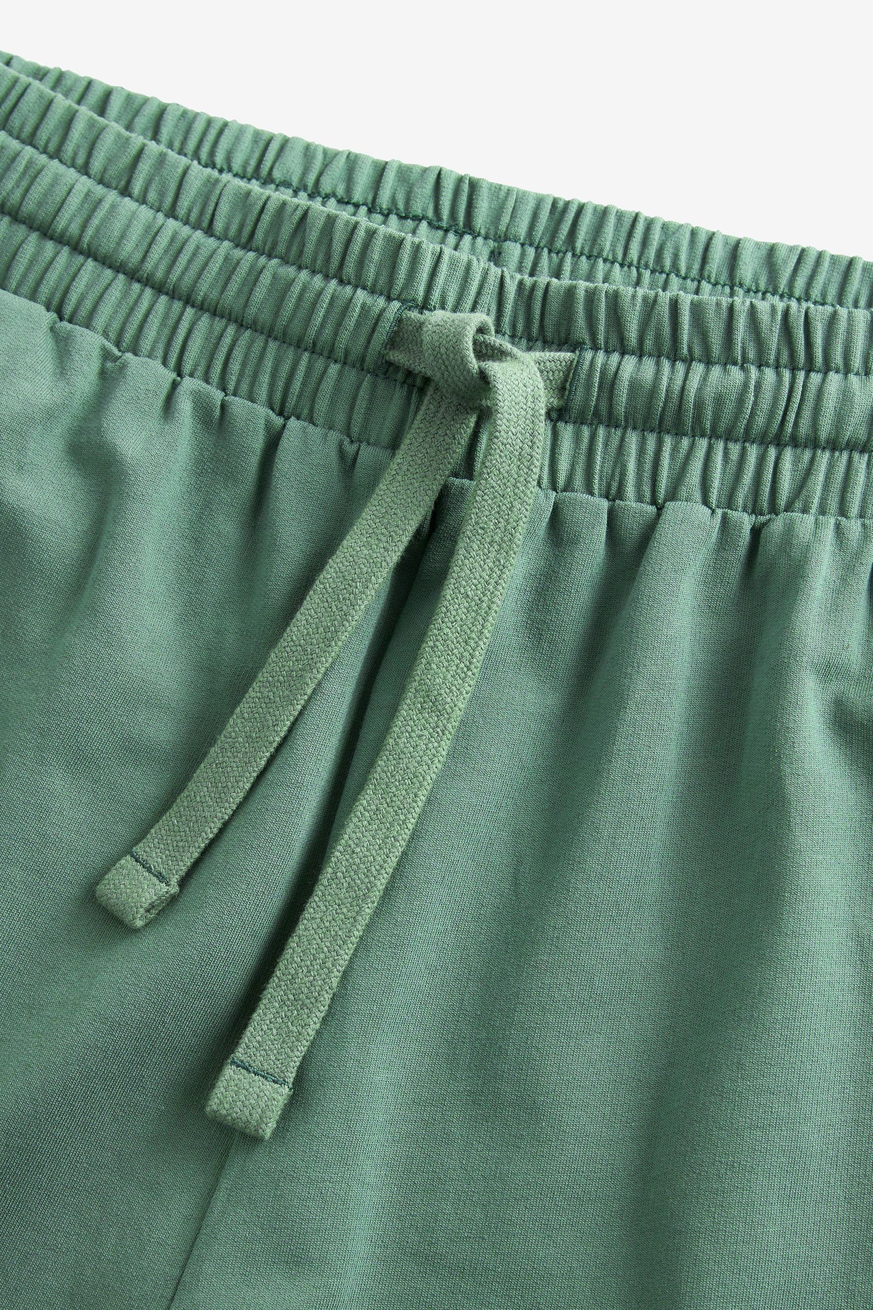 Next 3er-Pack Schlafshorts Blue/Stone/Green (3-tlg) Leichte Shorts,