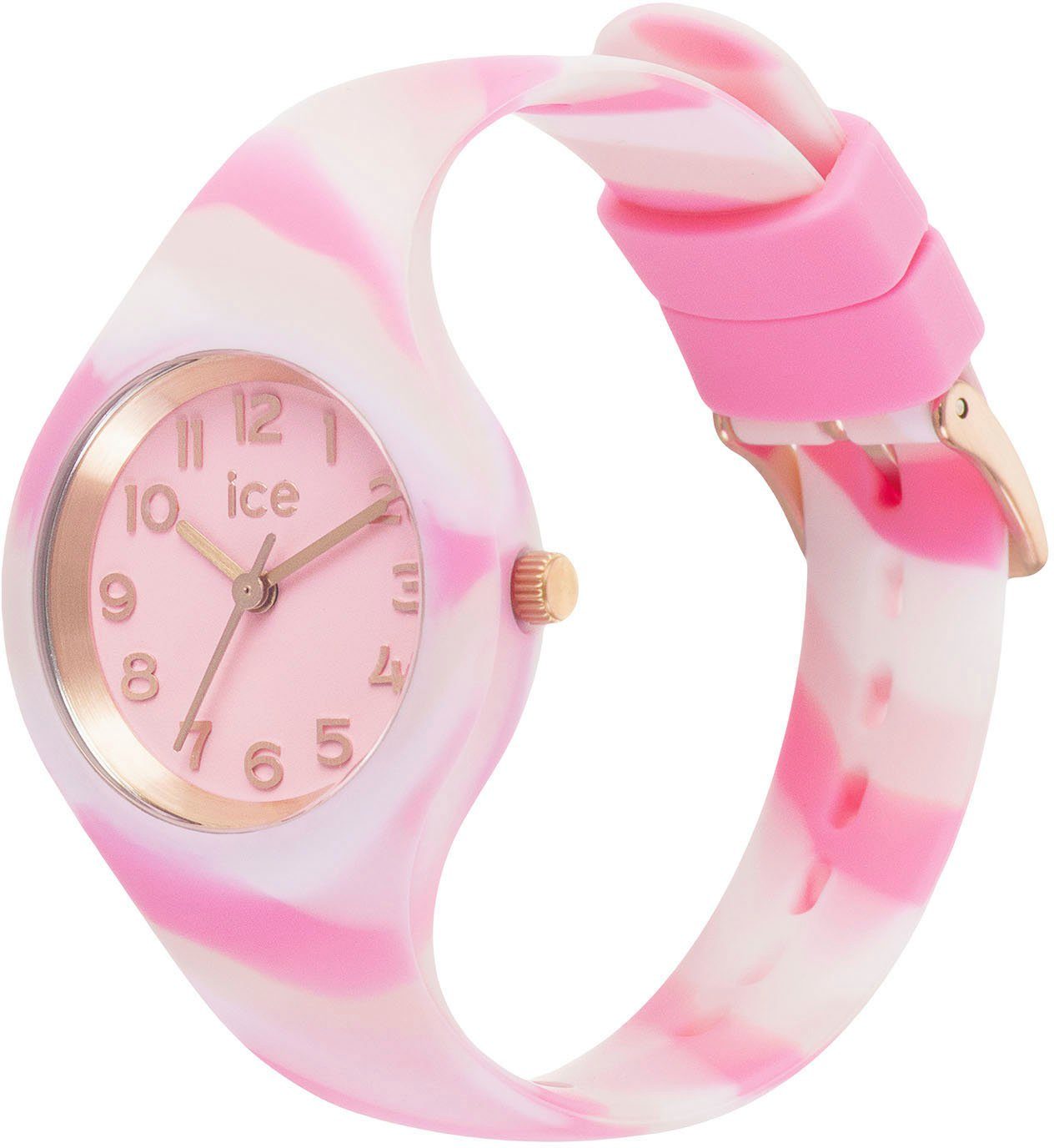 ice-watch Quarzuhr shades als - 021011, ICE ideal Extra-Small tie dye Pink 3H, auch and - - Geschenk