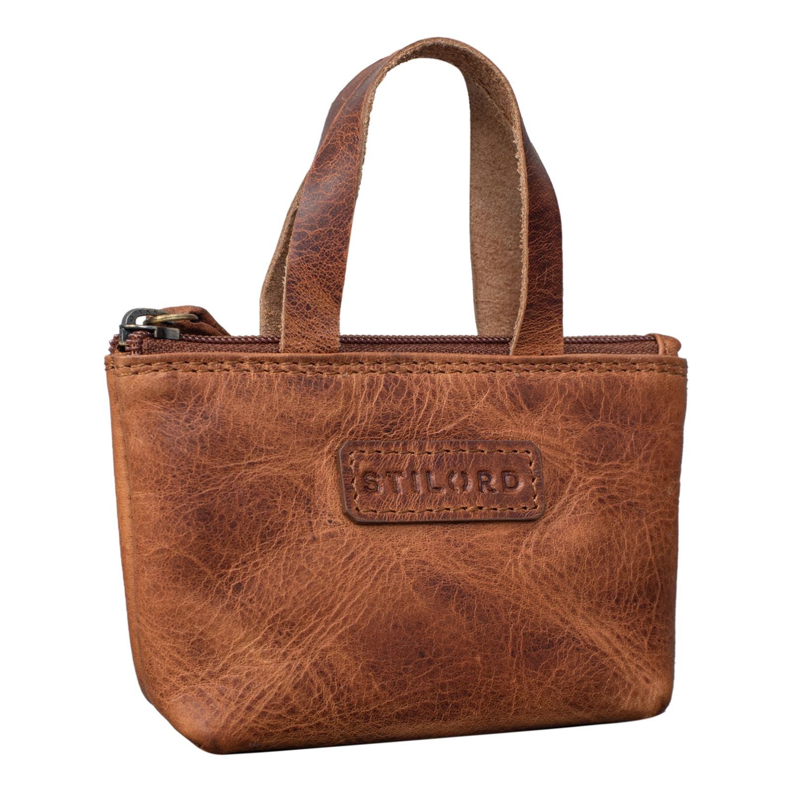 Schlüsseltasche "Laura" Mini Schlüsseletui Leder - Schlüssel-Tasche Damen