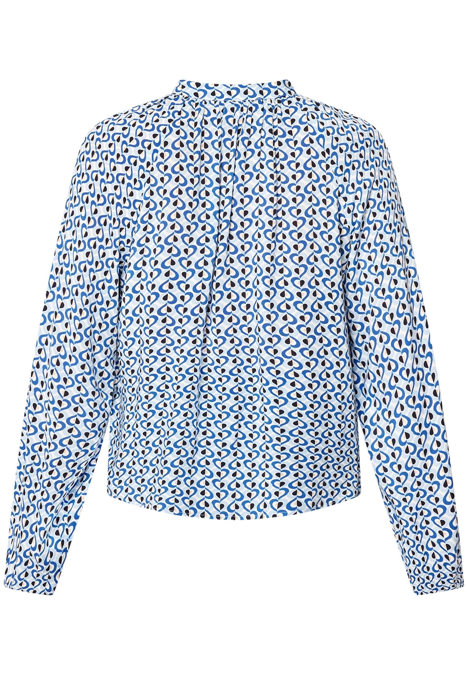 Zero Klassische Bluse Damen mit grafischem Print