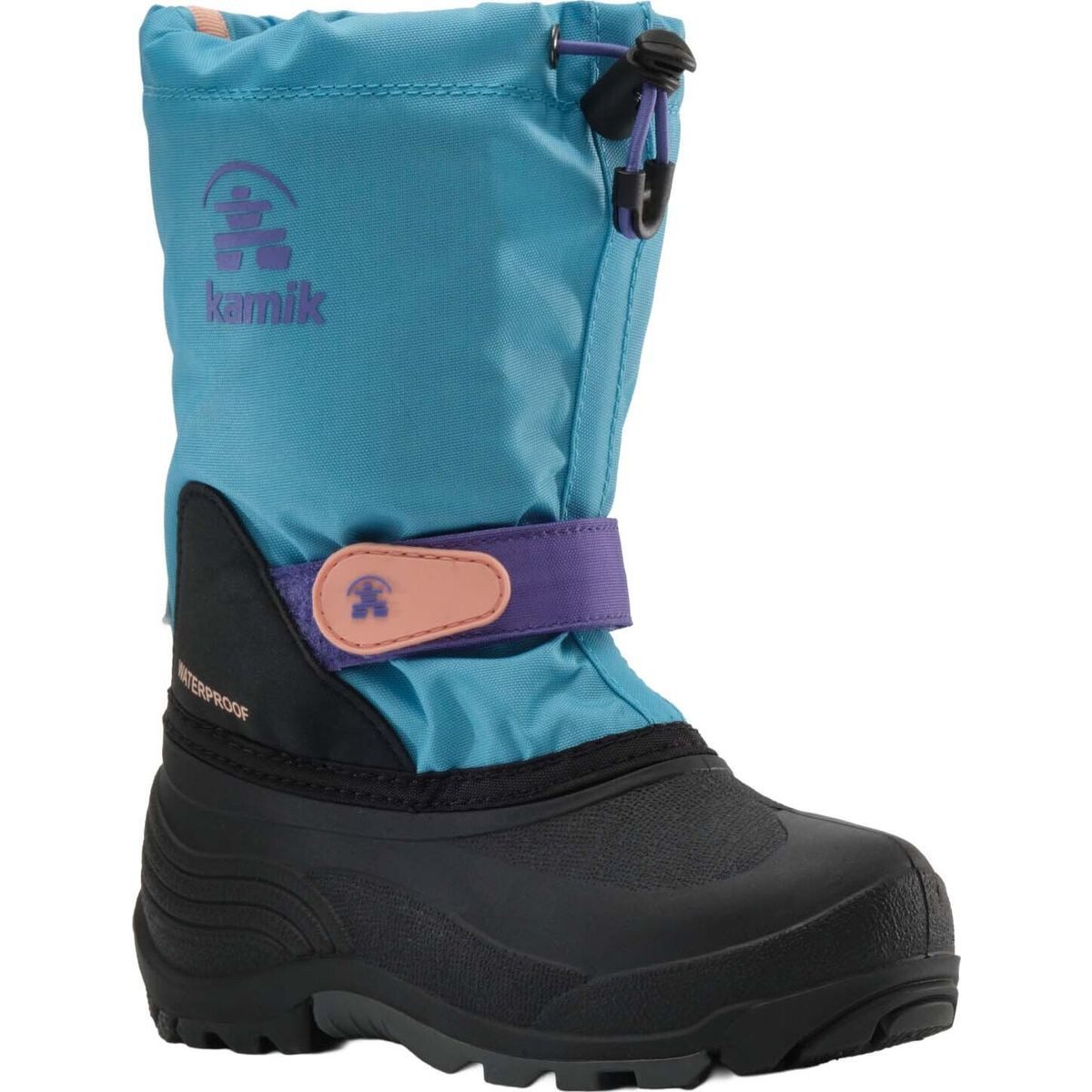 Kamik Waterbug 5 Winterstiefel Wasserdichte, gefütterte Kinderstiefel mit recyceltem Innenschuh und
