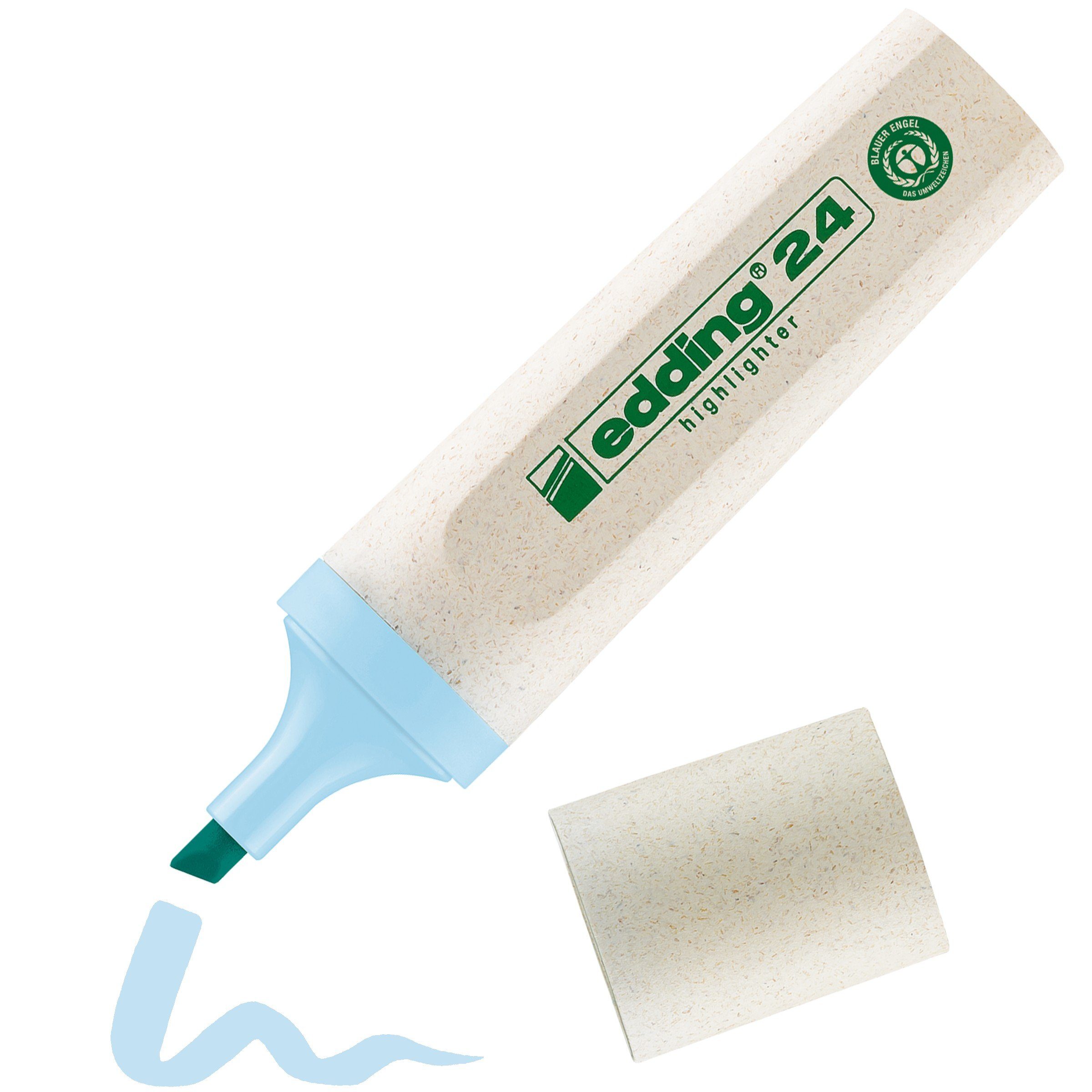 edding EcoLine Marker Textmarker Edding pastellblau e-24