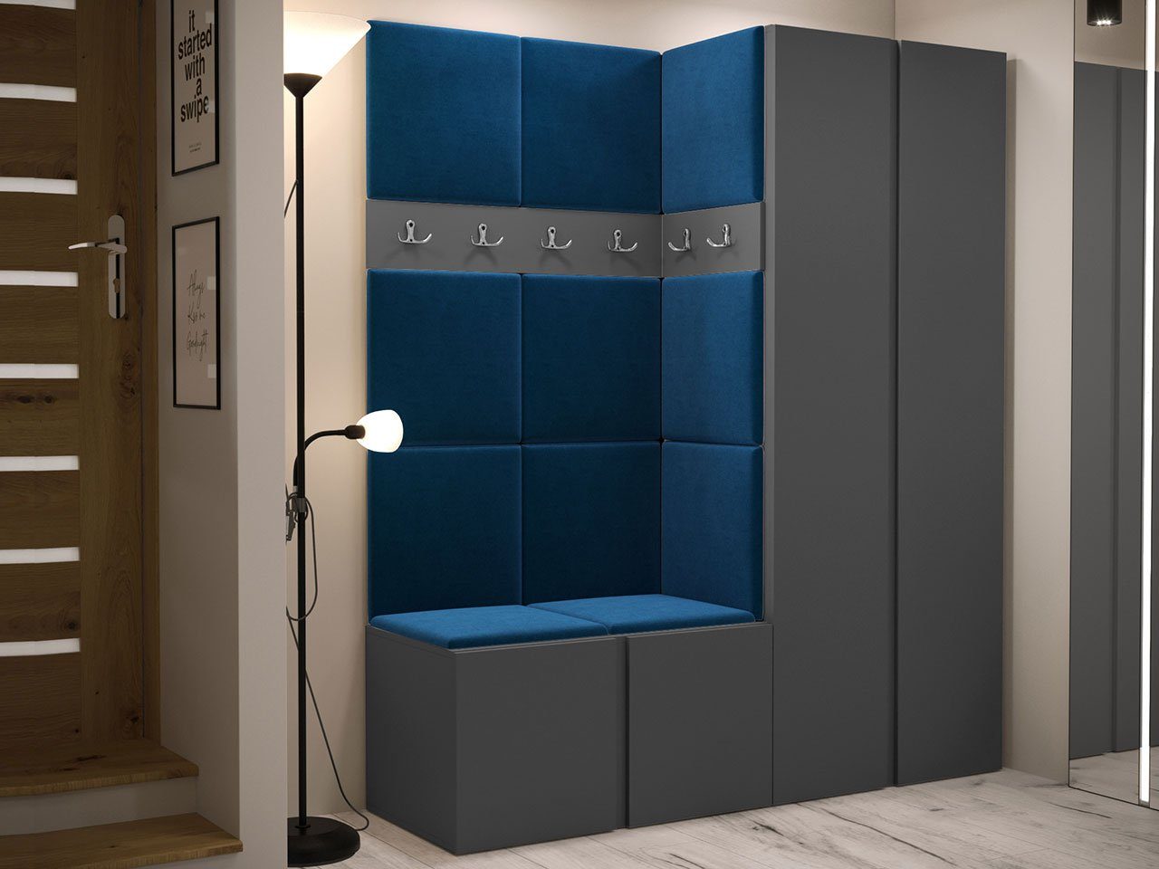 MIRJAN24 Garderoben-Set Orion III, (Komplett-Set, Kleiderschrank, günstig online kaufen