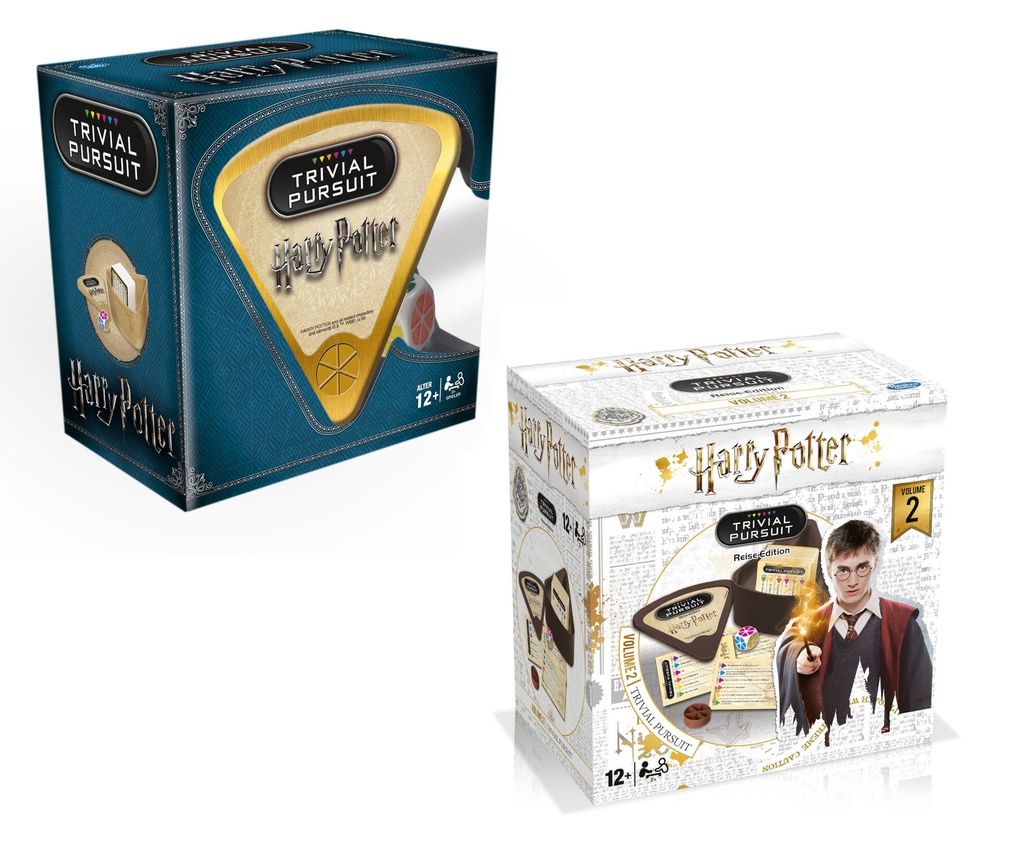 Winning Moves Spiel Trivial Pursuit Harry Potter Vol.1 + Vol. 2 (Bundle), Wissenspiel
