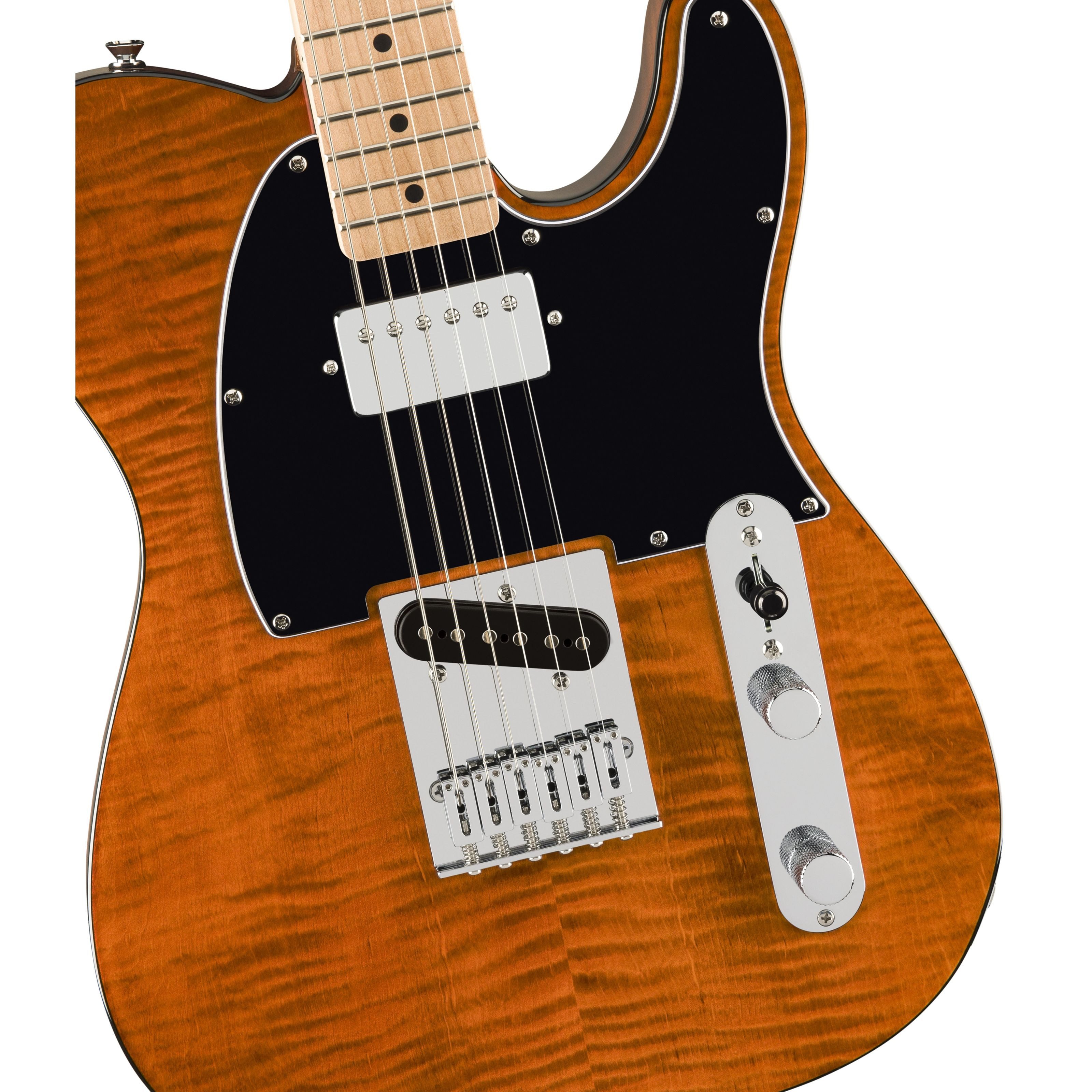 Squier E-Gitarre, E-Gitarren, T-Modelle, Affinity Telecaster FMT SH MOC Mocha - E-Gitarre