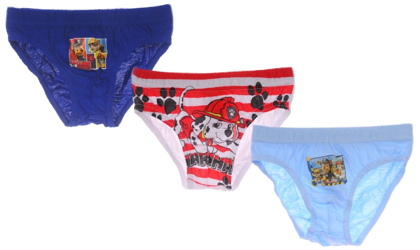 Schlüpfer 3er Pack Höschen Baby und Kinder Slips Bund mit Hunden aus reiner Baumwolle, 86 92 98 104 110 116 122 128