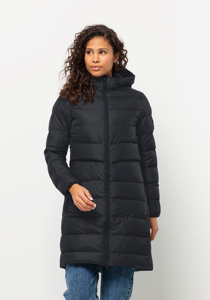 Jack Wolfskin Daunenmantel LENAUPLATZ W COAT phantom