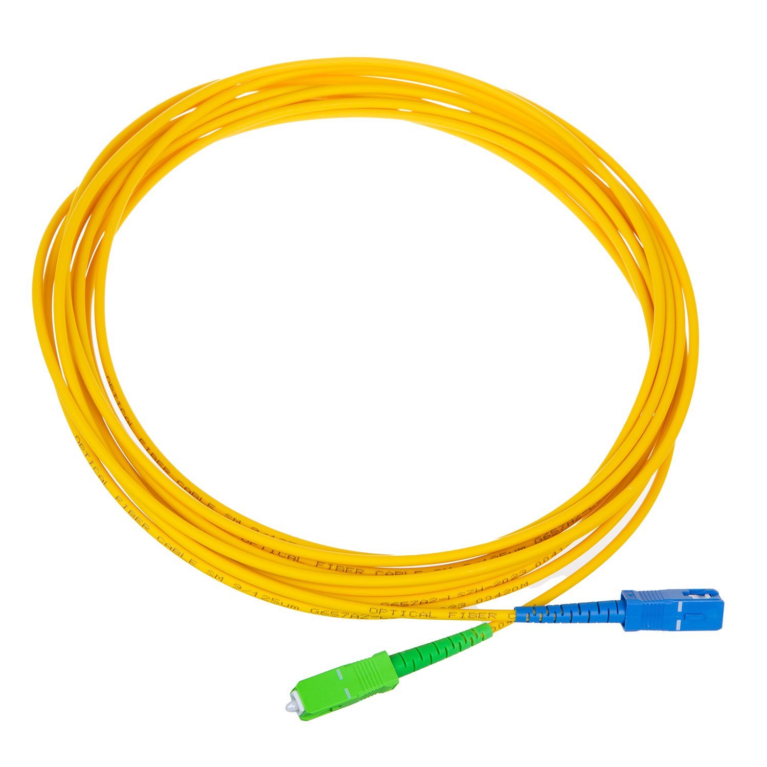 Maclean MCTV-401/MCTV-402/MCTV-403/MCTV-404/MCTV-405 Glasfaserkabel, (100 cm), SC/APC-SC/UPC Singlemode-Glasfaserkabel