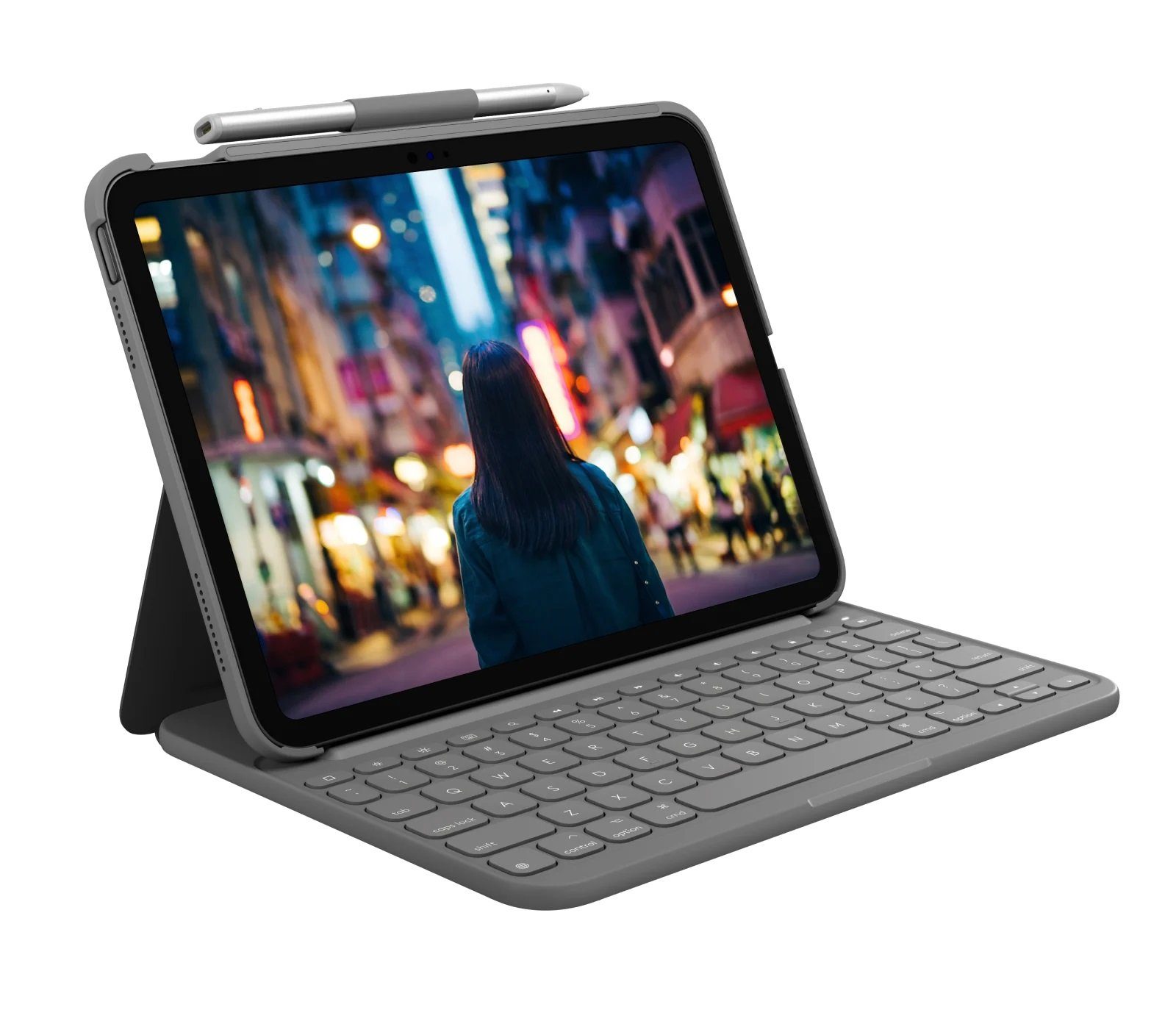 Logitech Slim Folio für iPad Air 3 (A2152/ A2153/A2154) Italienisch iPad-Tastatur