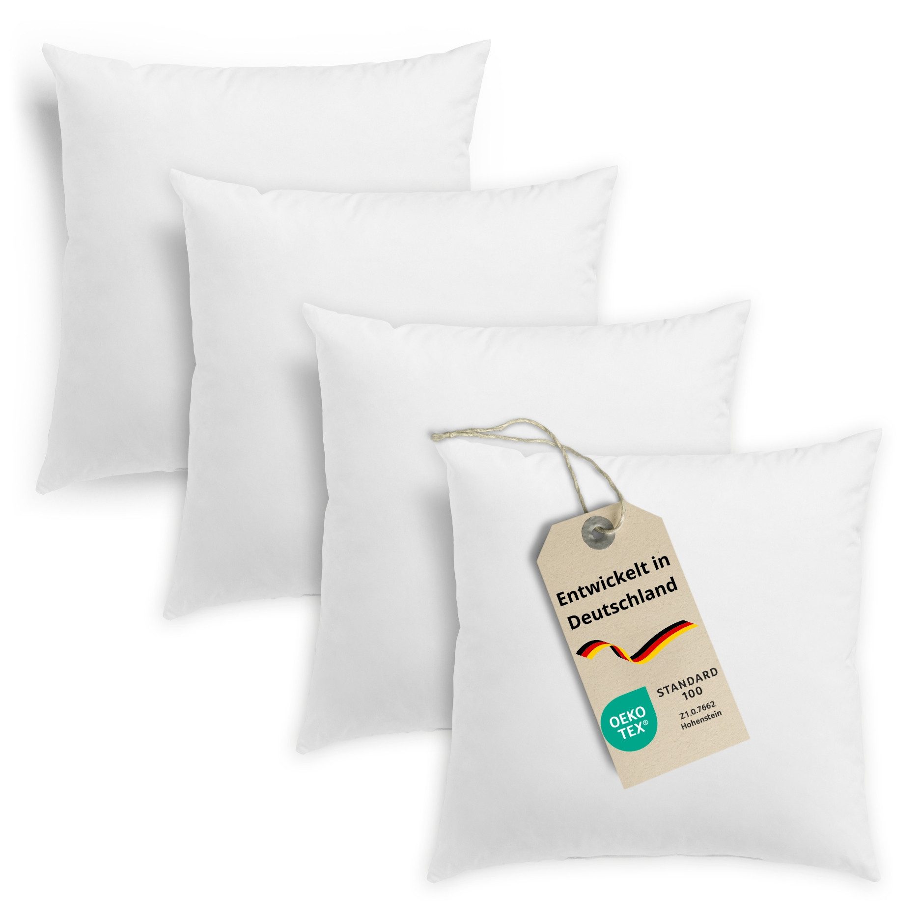 sleepling Kopfkissen Faserkissen, Füllung: Polyester, Seitenschläfer, Rückenschläfer, Bauchschläfer, Inlet Sofakissen, Zierkissen und Dekokissen, atmungsaktiv