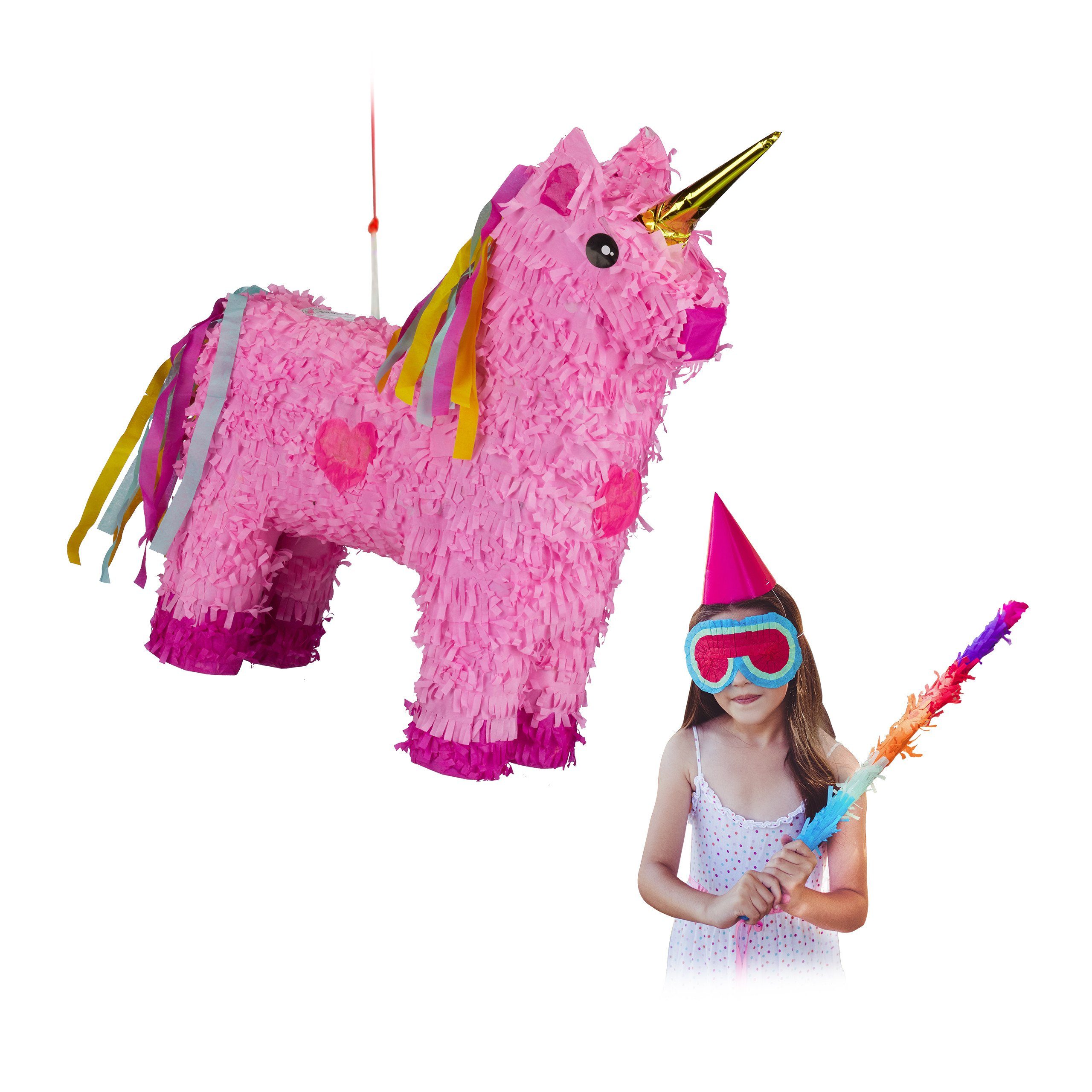 relaxdays Pinata Pinata Einhorn