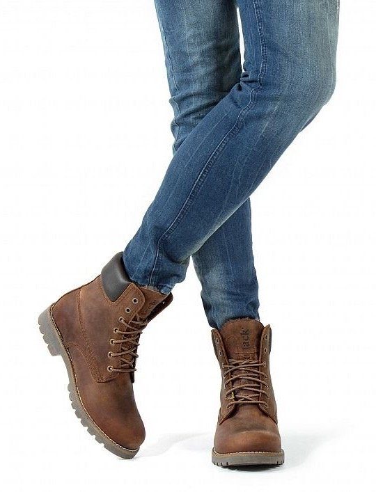 Panama Jack Panama 03 Igloo Schnürstiefel mit Lammfell