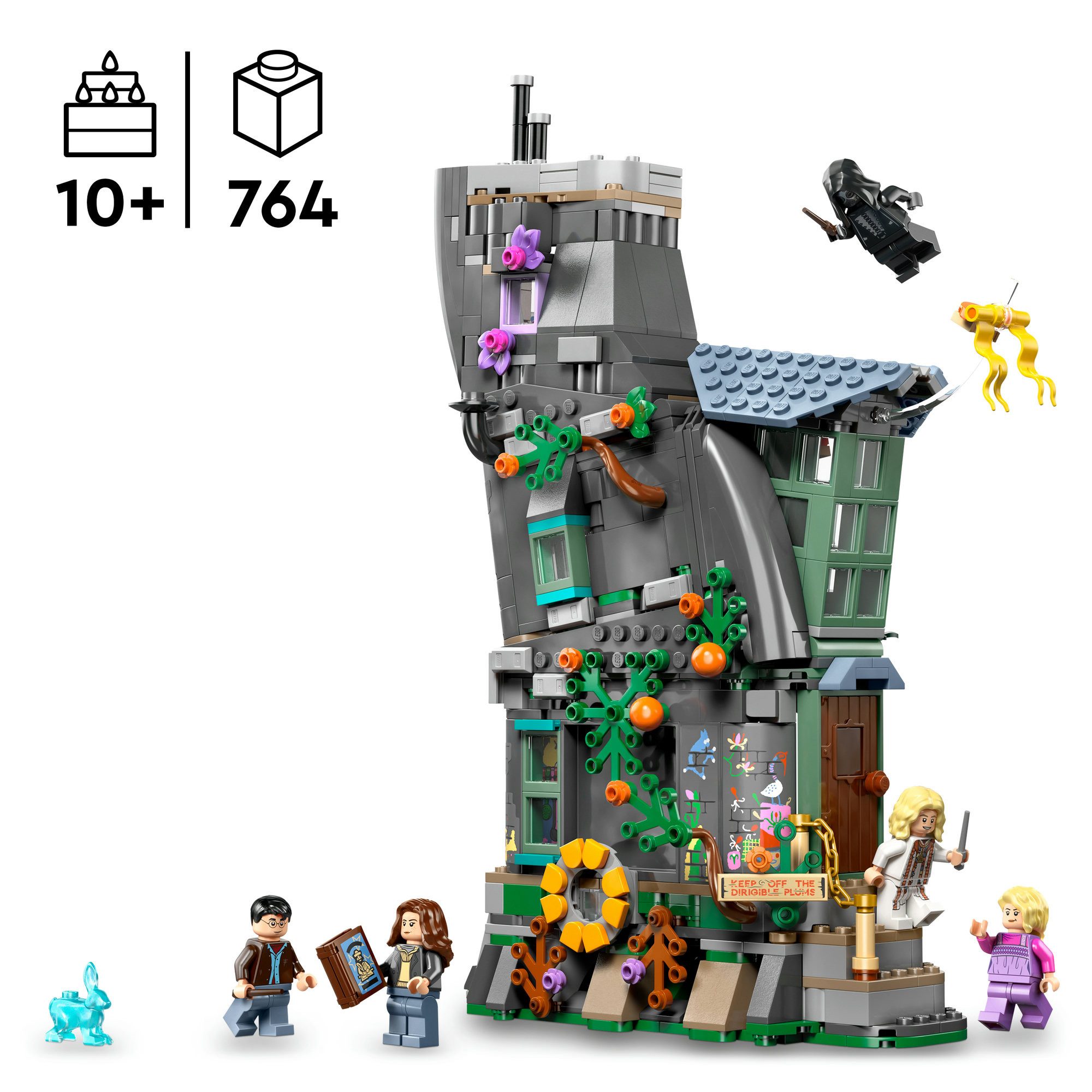 LEGO® Luna Lovegoods Haus (76467), LEGO Harry Potter™ Konstruktionsspielsteine, (764 St) – Bild 3 von 5
