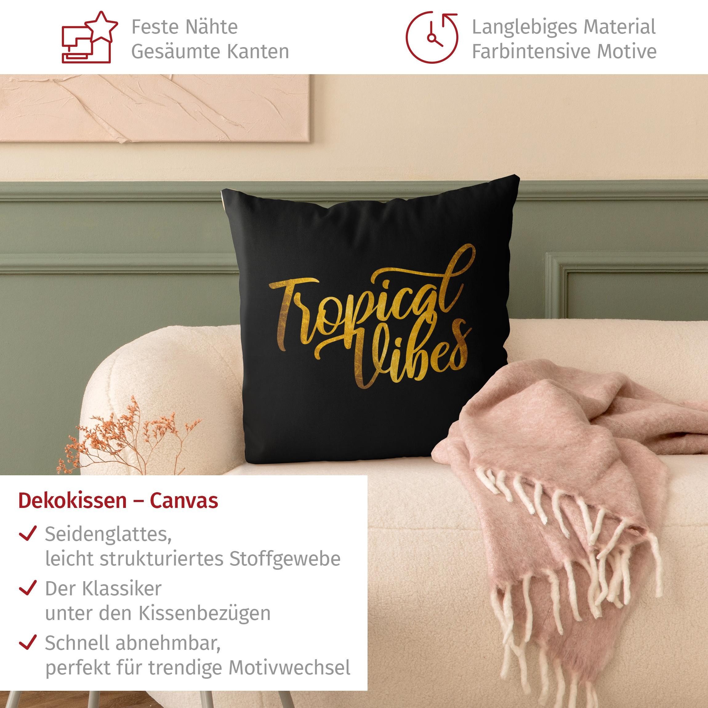Bilderdepot24 Dekokissen drinnen Kissenhülle/ Sofakissen/ Zierkissen Kissenhülle gold Sprüche T, Bezug mit / ohne Füllung Zierkissen Outdoor Sofa Bett