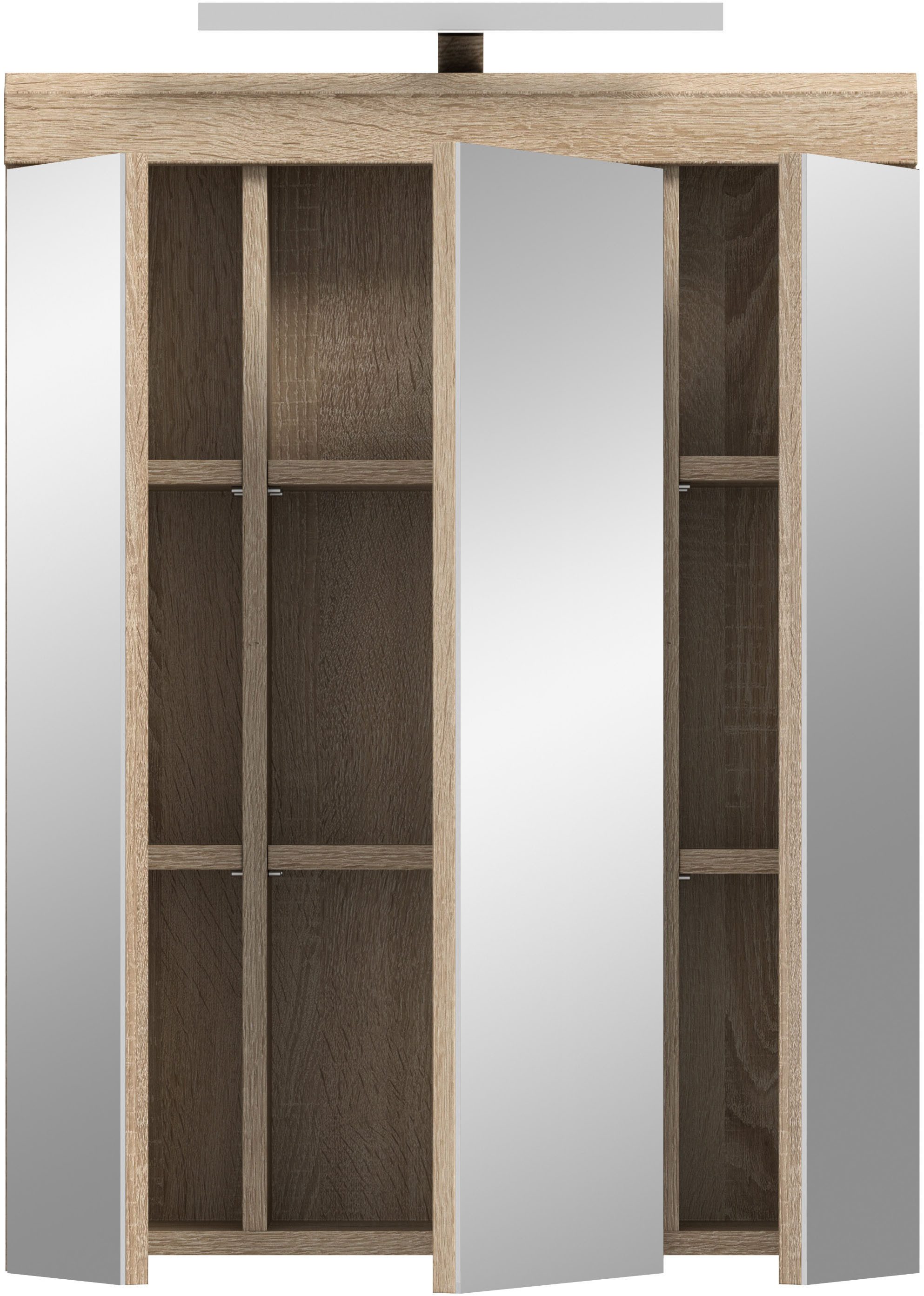 INOSIGN Spiegelschrank SIENA, Breite 60cm, inkl. Beleuchtung, 3 Spiegeltüre günstig online kaufen