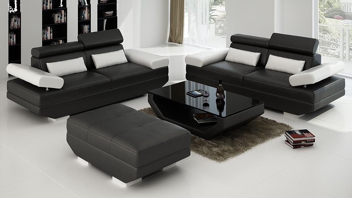 Xlmoebel Polstergarnitur Luxuriöse Sofagarnitur mit hochwertiger Polsterung, (3-tlg., Sofagarnitur 3+3 Sitzer + Hocker), Hergestellt in Europa