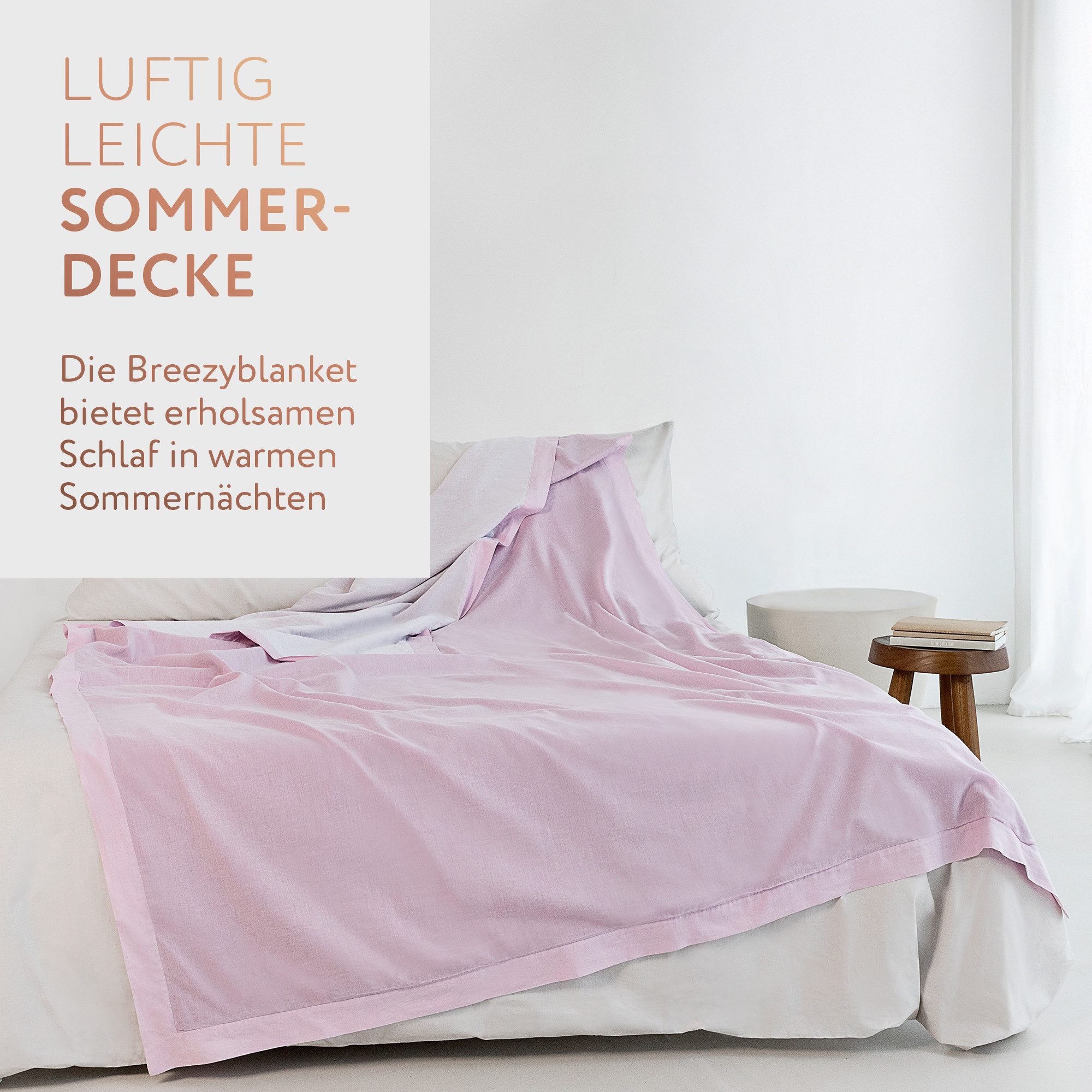 Wohndecke Original Breezyblanket - temperaturausgleichende Baumwolldecke, günstig online kaufen