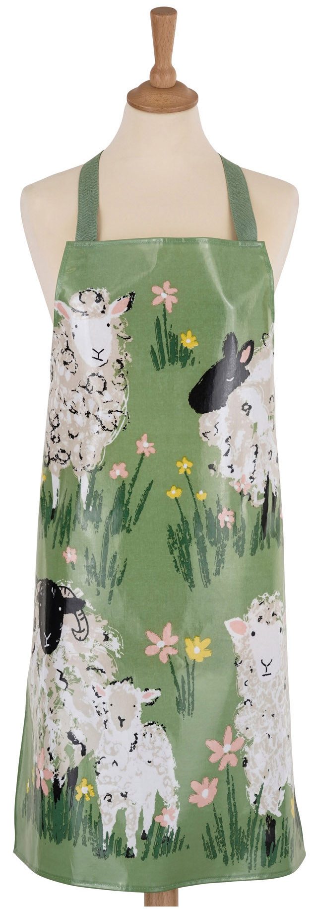 Ulster Weavers Kochschürze Woolly Sheep, (Set, 1-tlg., Set), PVC beschichtete Kochschürze 100% Baumwolle mit PVC-Überzug ca.59x81cm