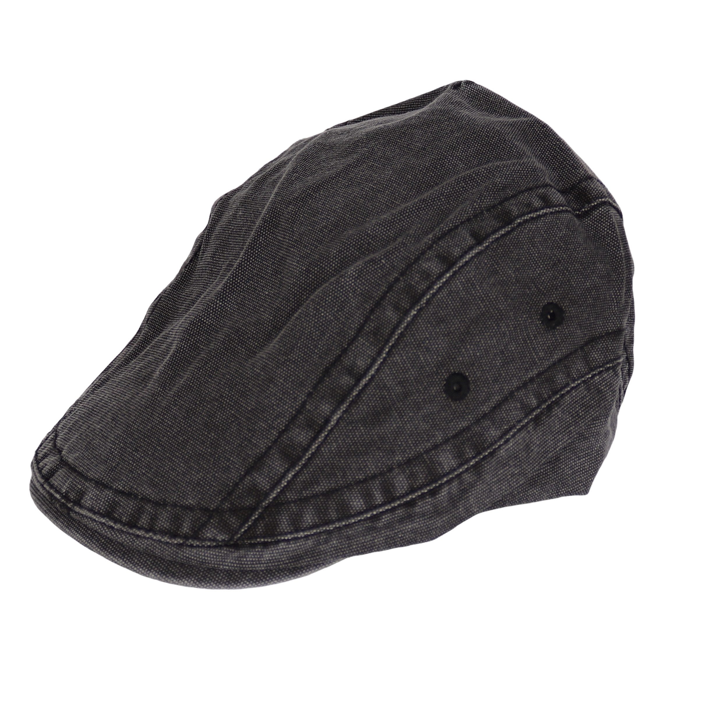 MIRROSI Schiebermütze mit Shirm, Stoff mit Textur, aus 100% Baumwolle (Outdoor Cap, Flatcap, Feldmütze, Gatsby Cap, Herrenmütze) Atmungsaktiv, Einheitsgröße, Unisex, Damen Herren
