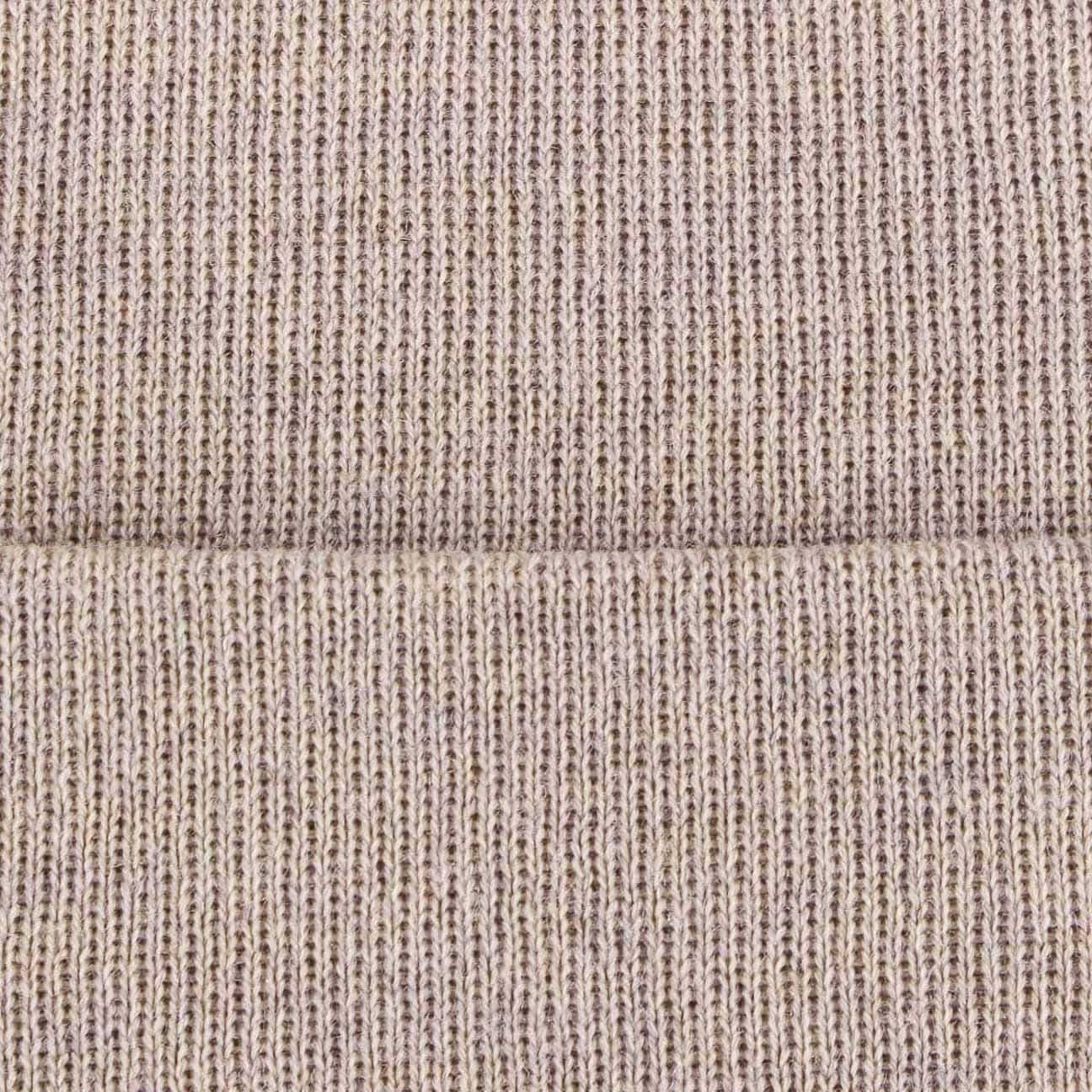 Strickmütze (1-St) Italy Umschlag, beige mit Made Lierys Wintermütze in