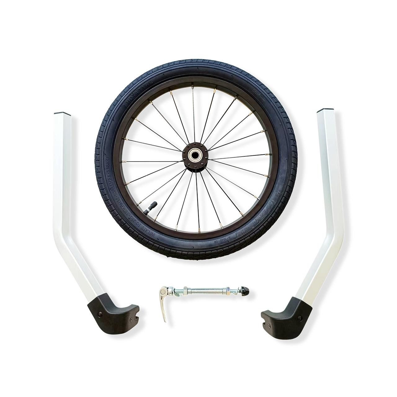 FUXTEC Fahrradkinderanhänger FX-FA1S-JR, Zubehör Joggerrad für FX-FA1S