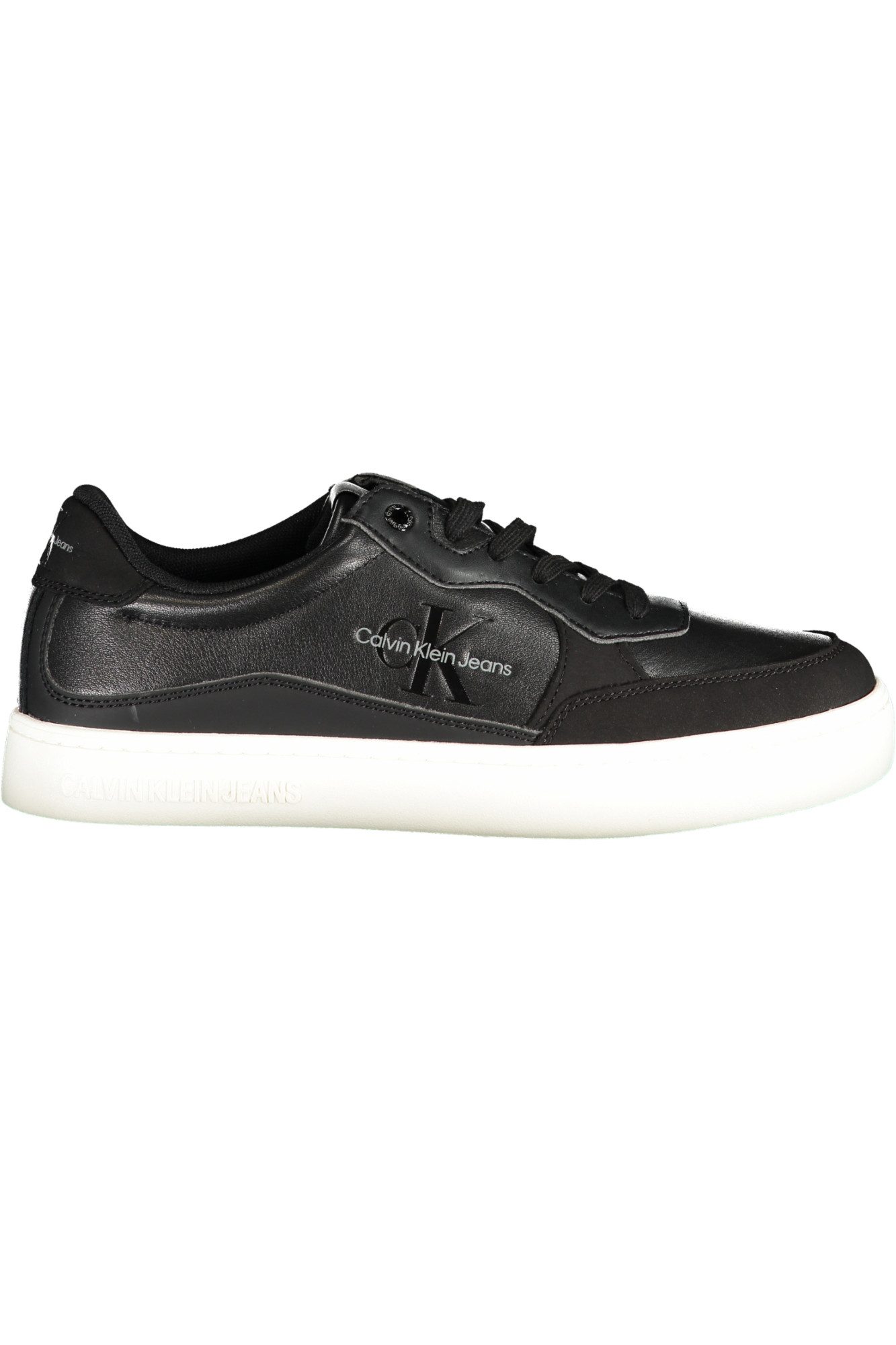 Calvin Klein Jeans Sneaker Herren-Sportschuh schwarz mit Details aus