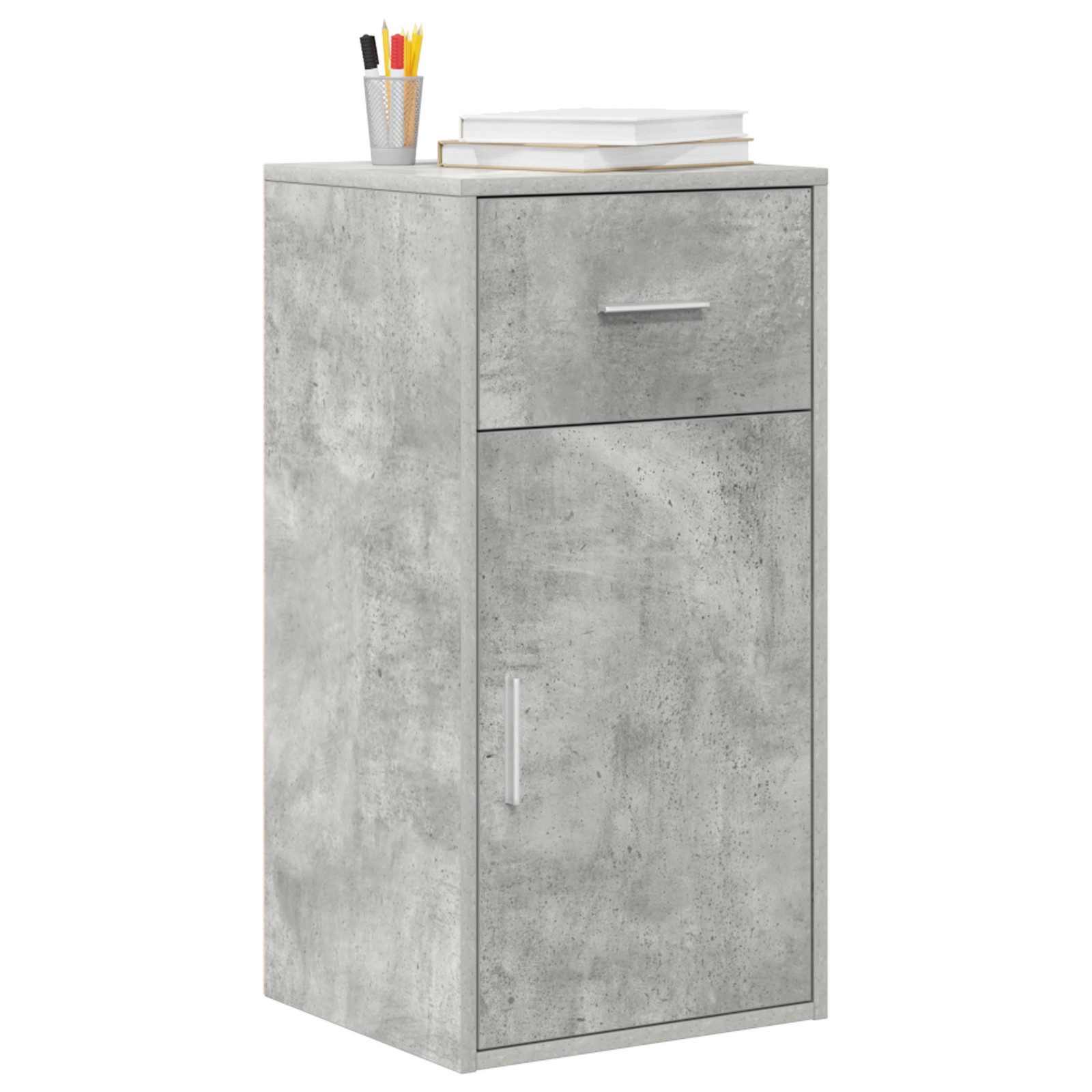 vidaXL Sideboard Grauer Stauraum Schrank Beton günstig online kaufen