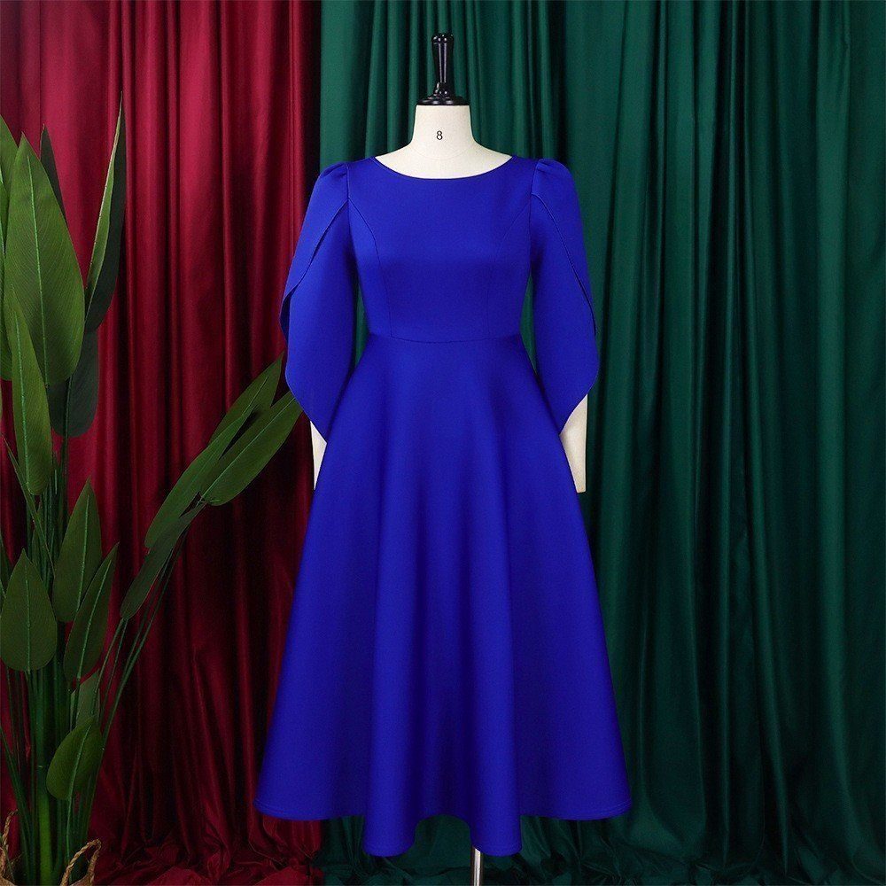 LIIKIL Frauen Abendkleider Kleider Bankettkleider Blau Abendkleid