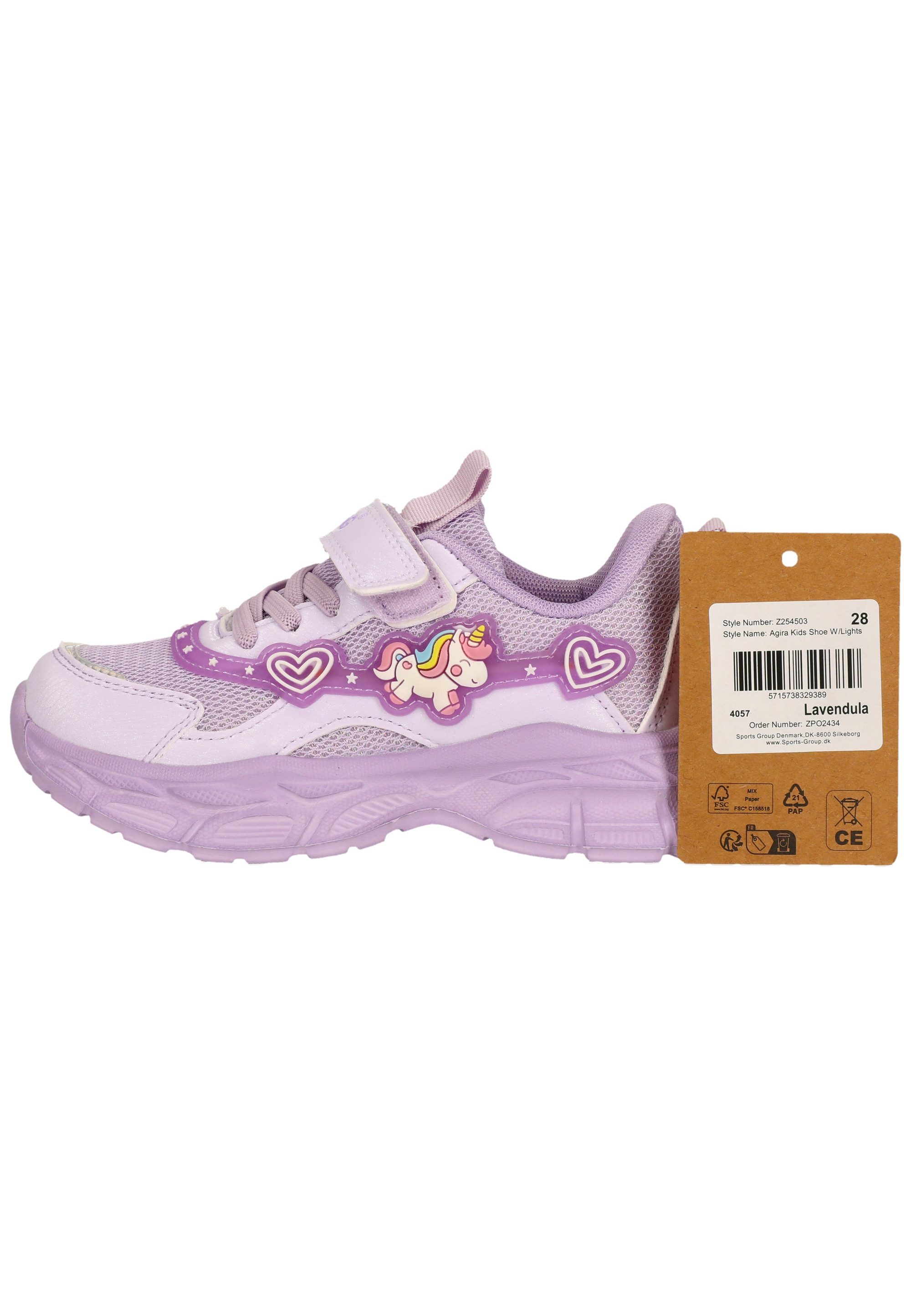 ZIGZAG Agria Klettschuh mit eingebauten Lichtern in der Sohle