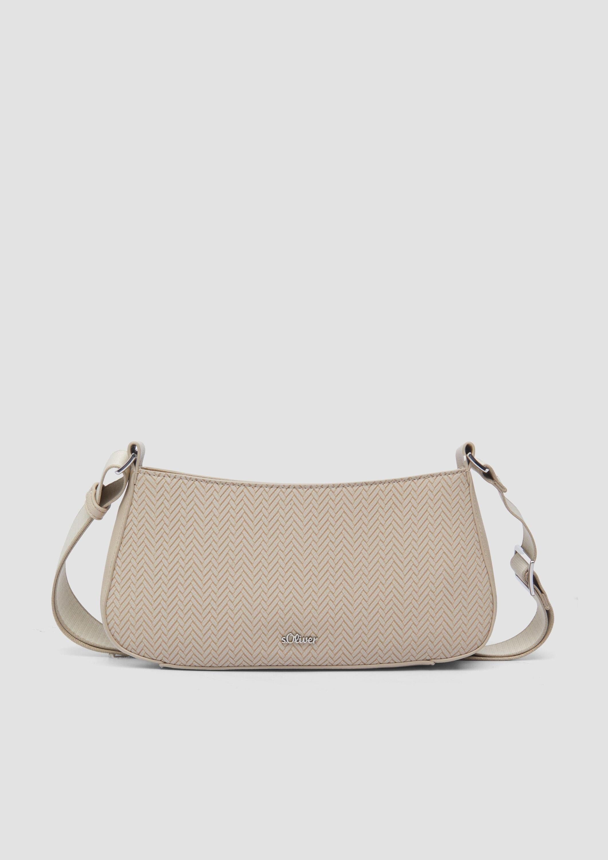 s.Oliver Umhängetasche Tasche, Elegante Crossbody-Bag mit kleinem Steckfach und Reißverschluss