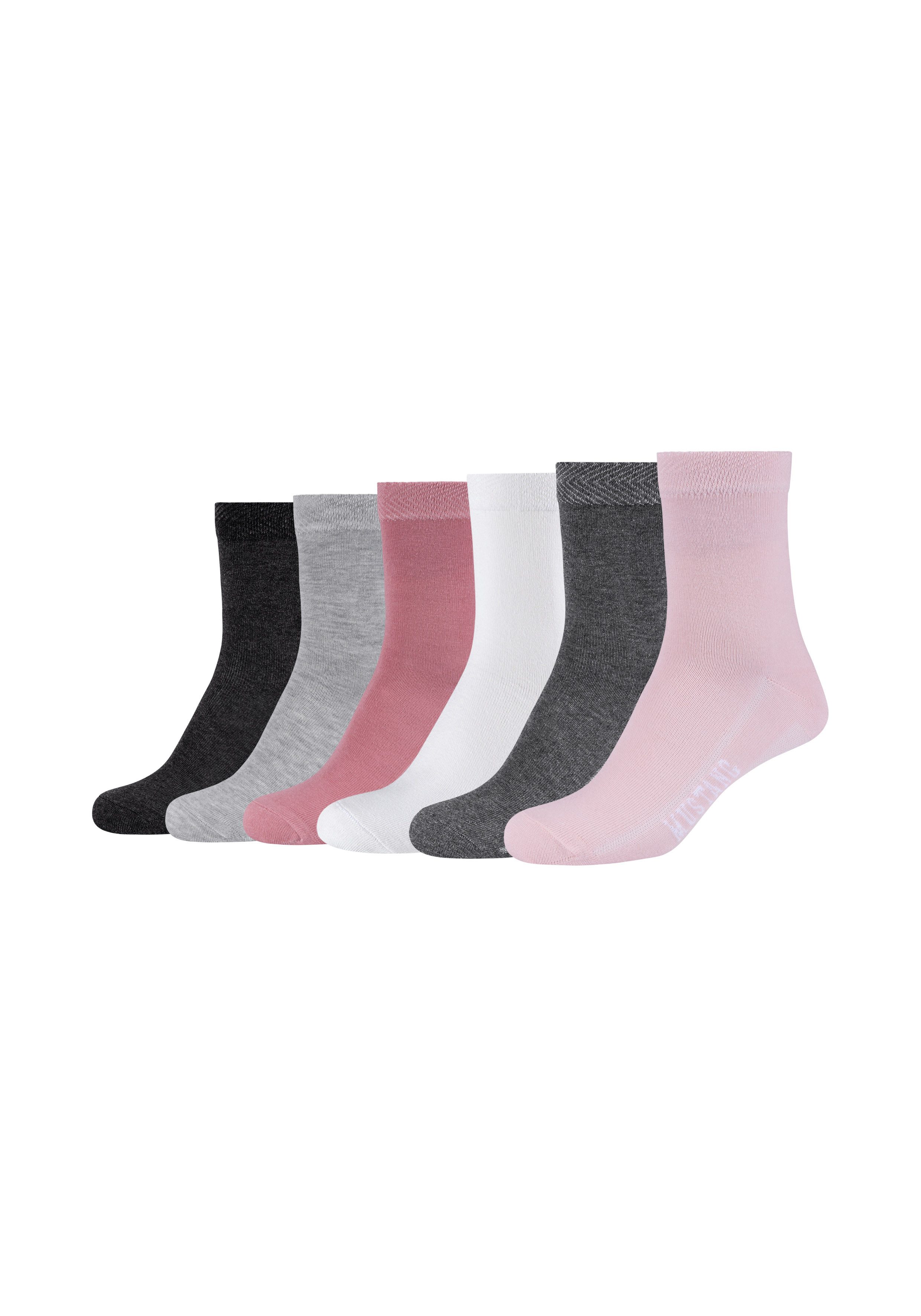 MUSTANG Socken (6-Paar) mit verstärktem Fersen- und Zehenbereich günstig online kaufen