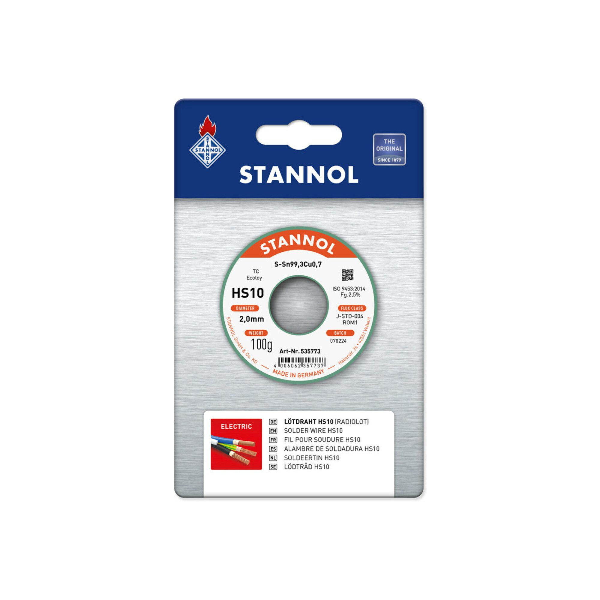 STANNOL Lötkolben STANNOL Radiolot Nr. 940047 SB 100 g