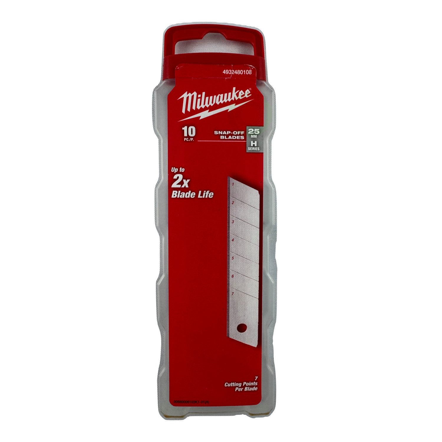 TRIZERATOP Cuttermesser Milwaukee Abbrechmesser, Cutter, Ersatzklinge 25mm 4932480108, (Milwaukee Abbrechmesser, Cutter, Ersatzklinge 25mm 4932480108)