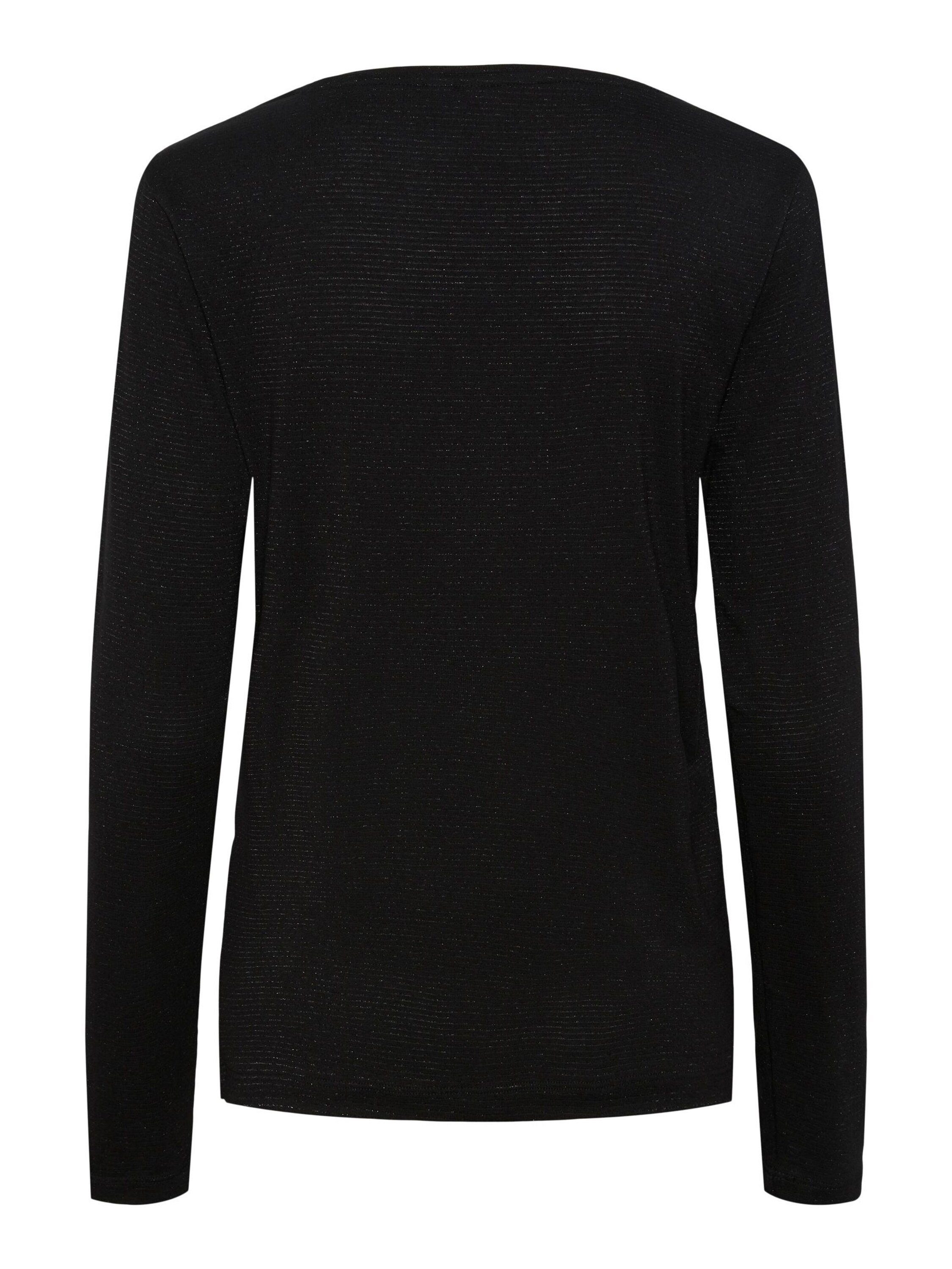 pieces Langarmshirt BILLO (1-tlg) Plain/ohne Details